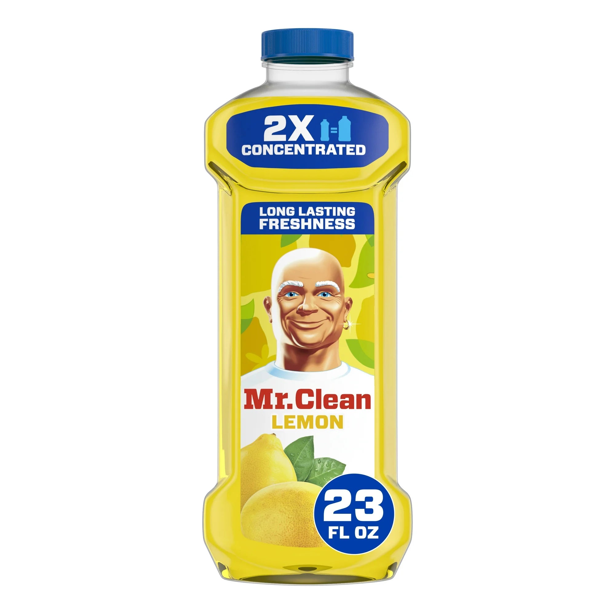 Mr. Clean 2X Concentrated Multi Surface Cleaner with Lemon Scent,  23 fl oz