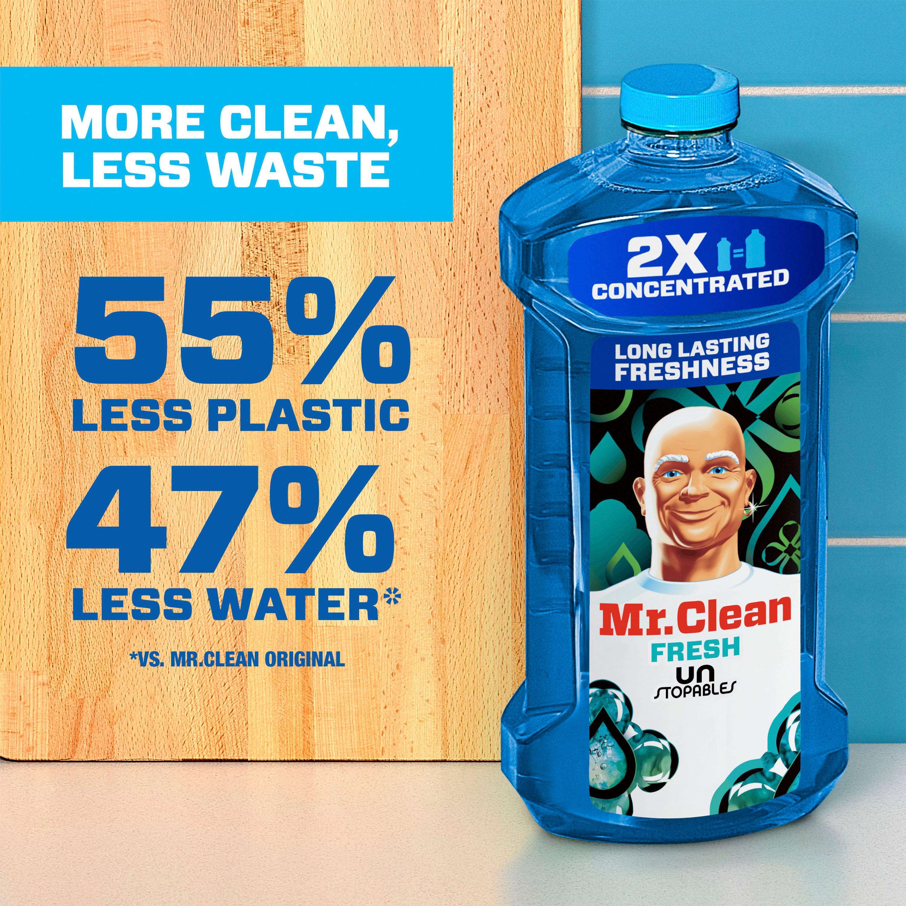 Mr. Clean 2X Concentrated Multi Surface Cleaner Fresh Scent