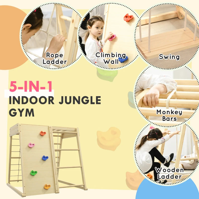 5-in-1 Indoor Jungle Gym Adventure