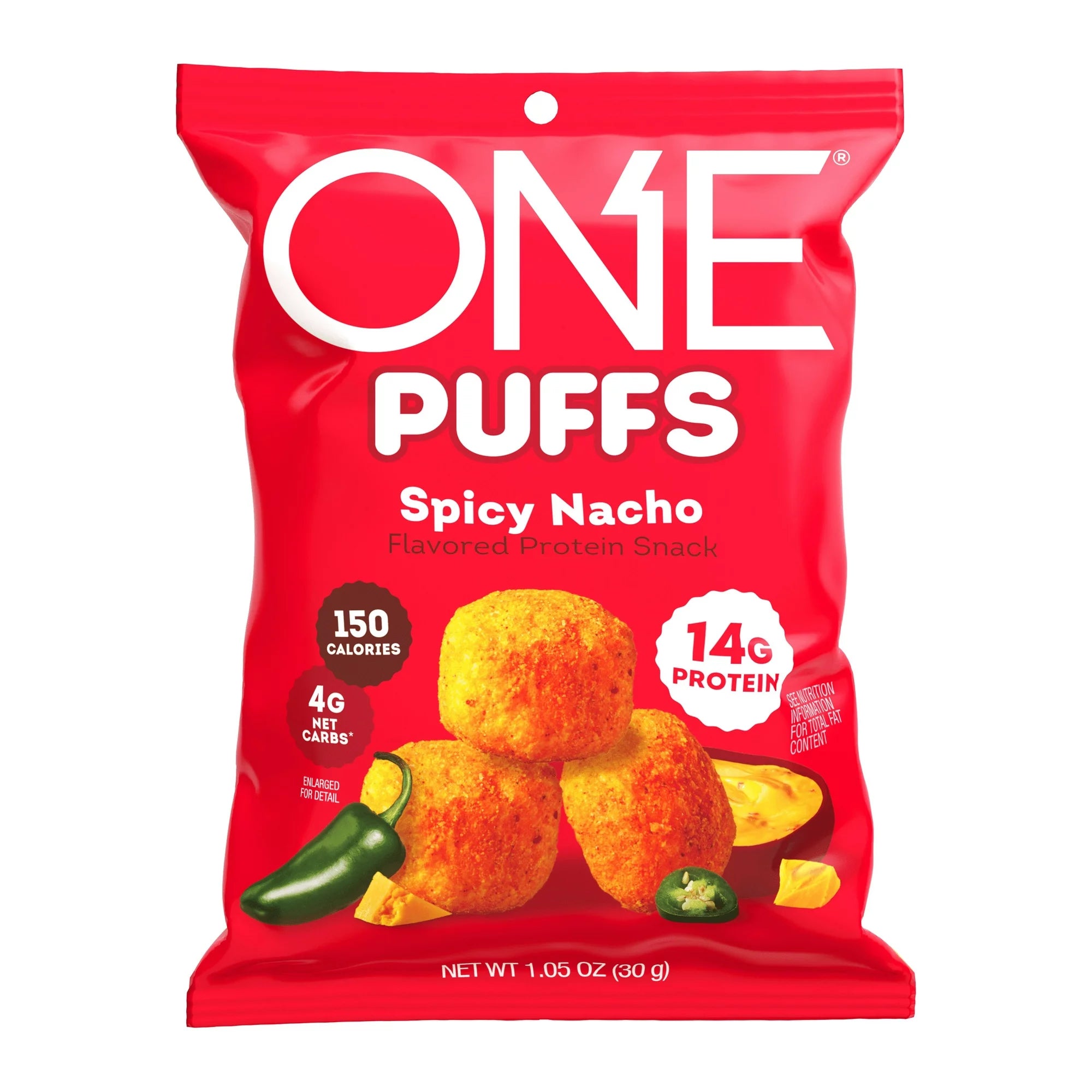 ONE Brands Spicy Nacho Protein Puffs - 1.05 oz