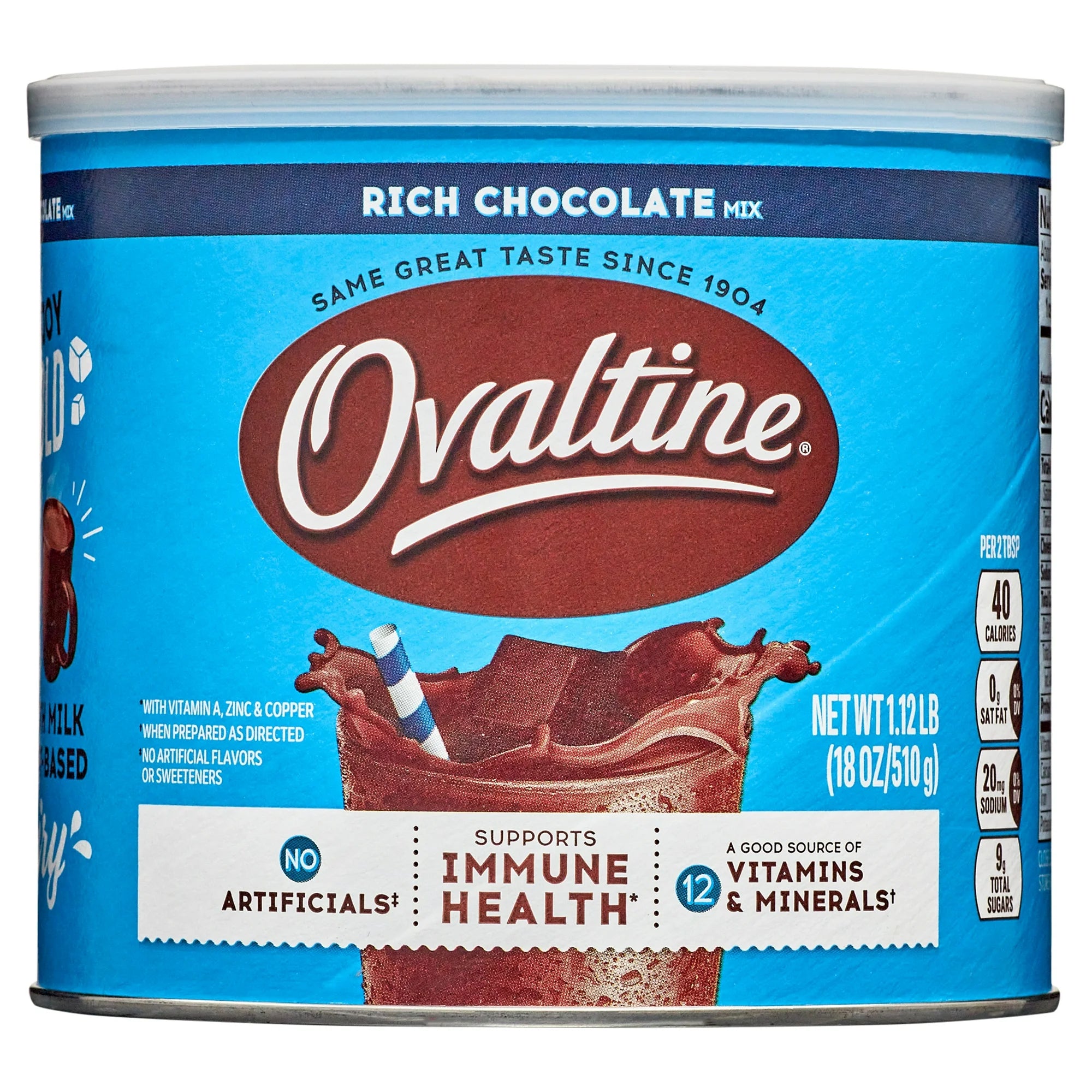 Ovaltine Rich Chocolate Powdered Drink Mix