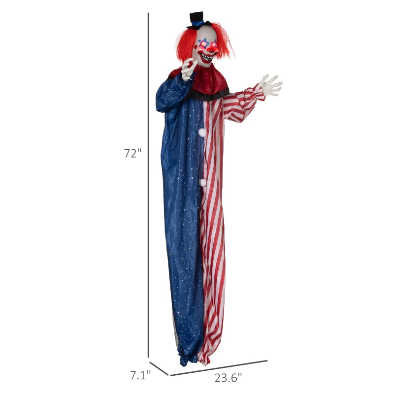 HOMCOM 6' Clown Animatronic