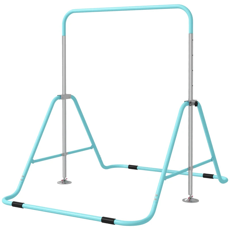 Folding Gymnastics Bar for Kids, Green