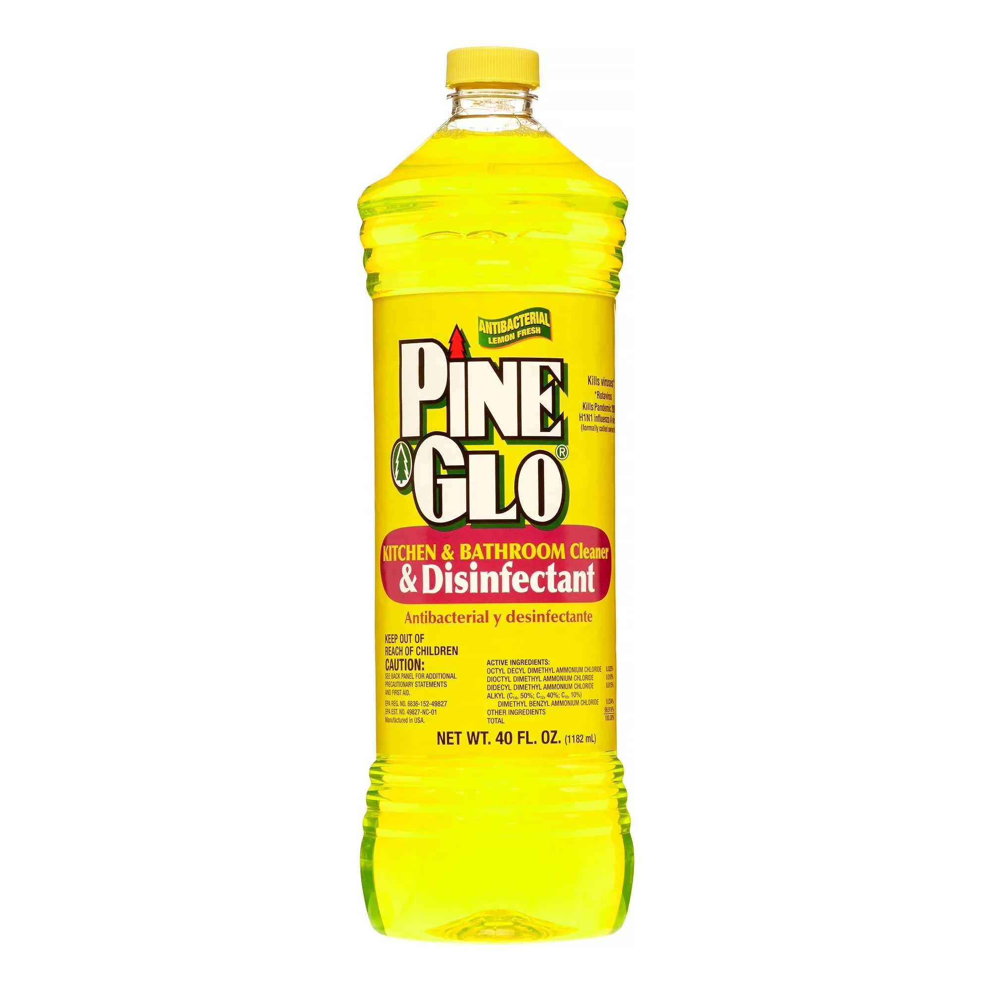 Pine Glo Lemon Cleaner - 40 oz