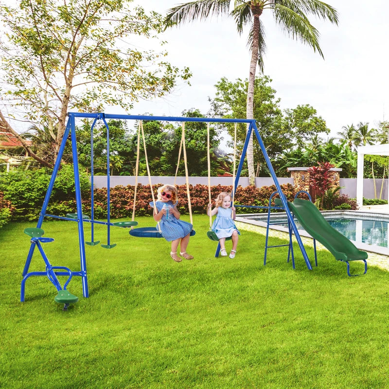 Heavy-Duty Swing Set with 5 Activities