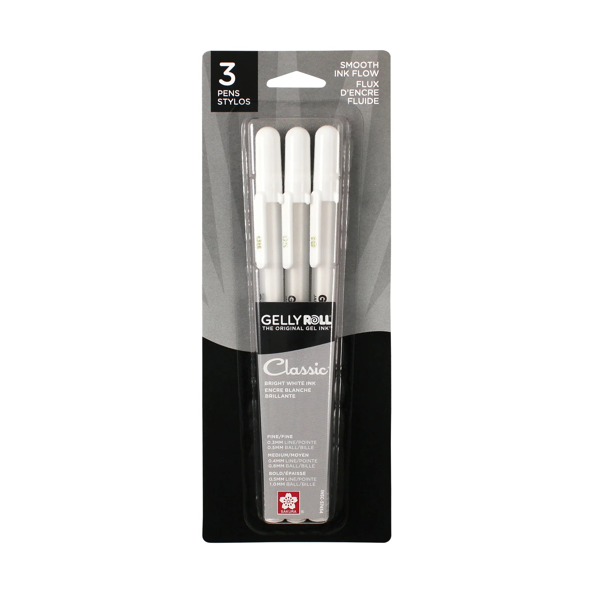 Sakura Gelly Roll White Pens ,3 Pack