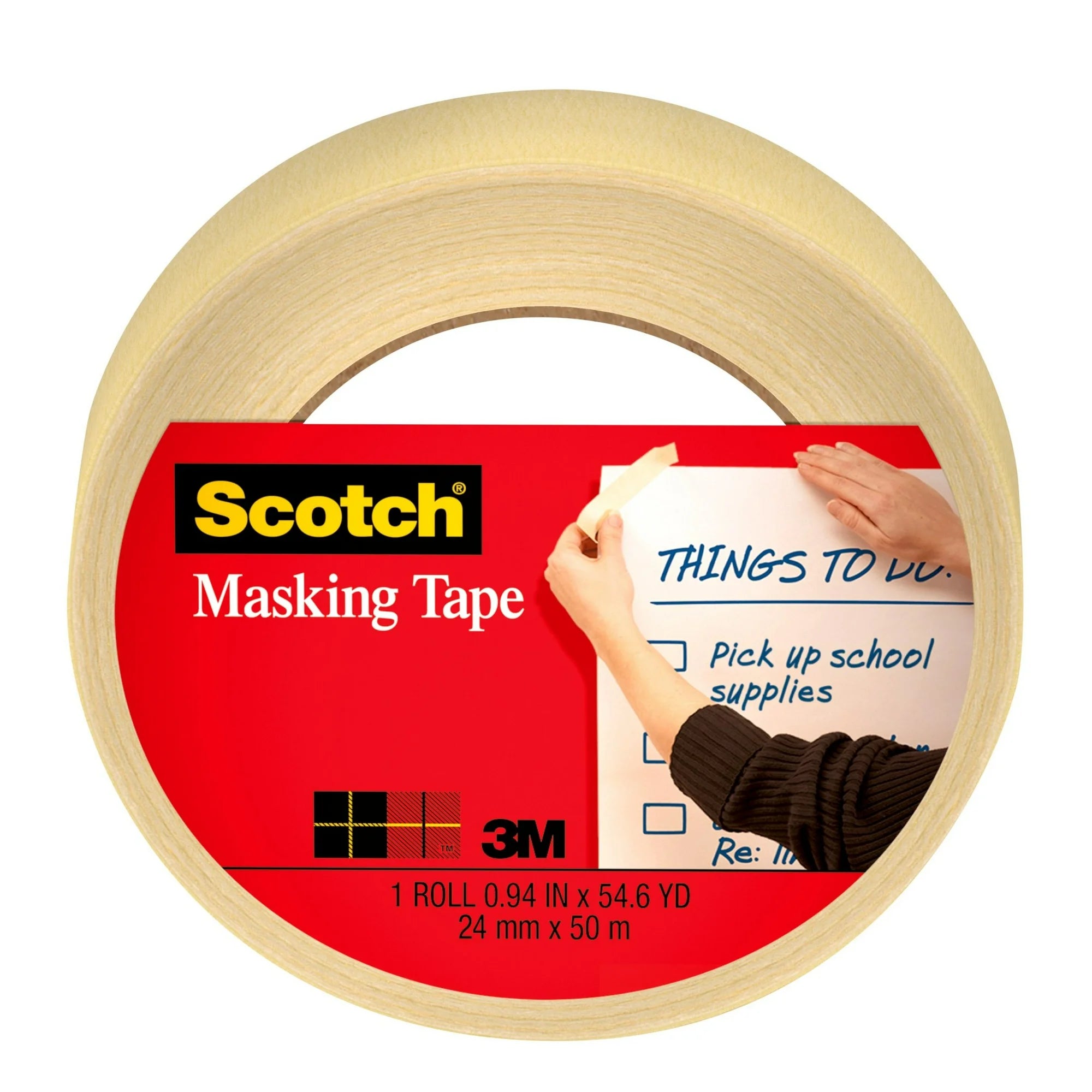 Scotch Masking Tape, .94 in x 54.6 yd