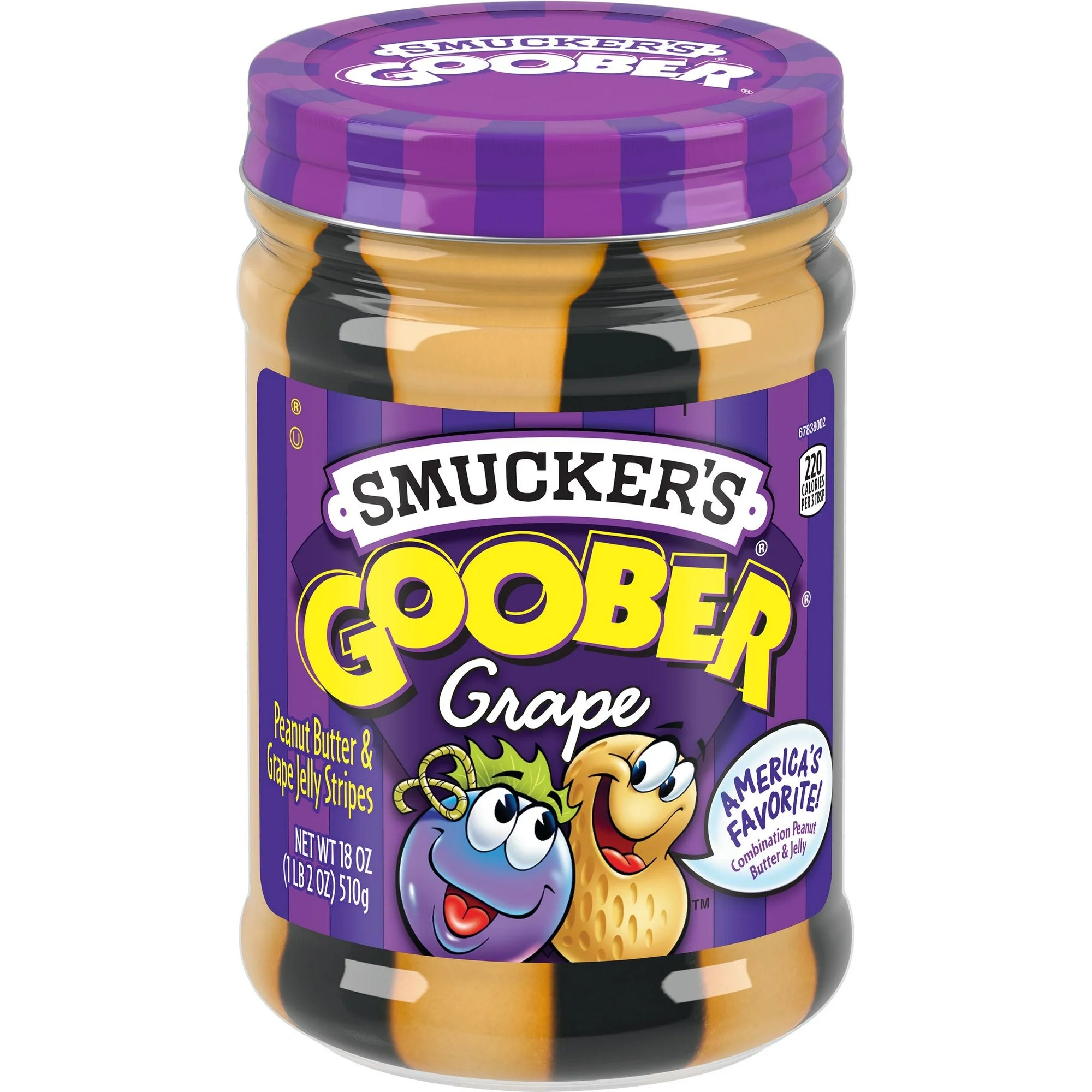 Smucker's Goober PB&J Stripes - 18 oz