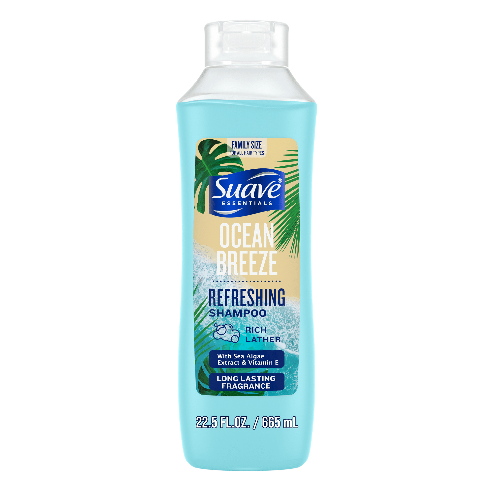 Suave Essentials Ocean Breeze Shampoo - 22.5 fl oz