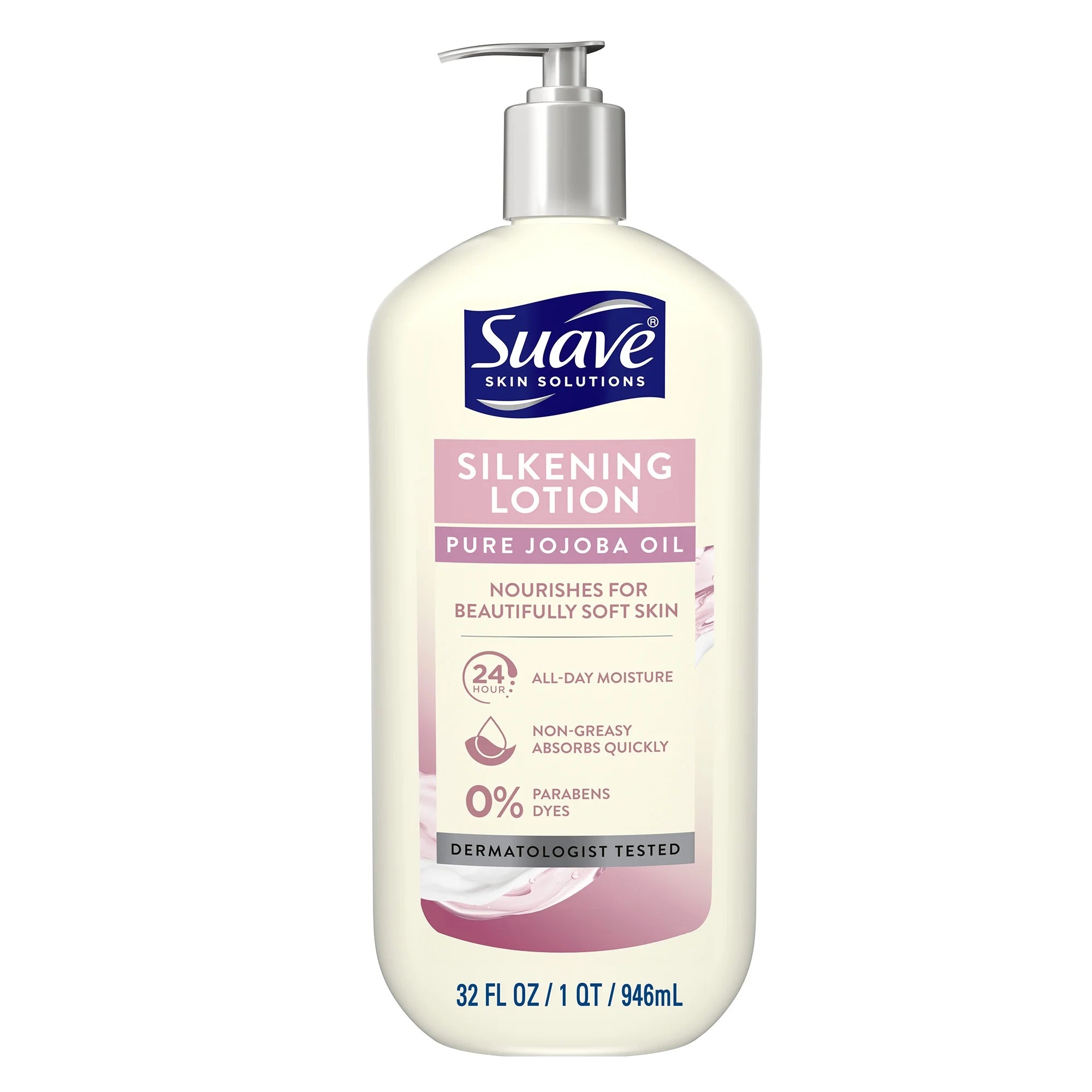 Suave Silkening Body Lotion- 32 oz