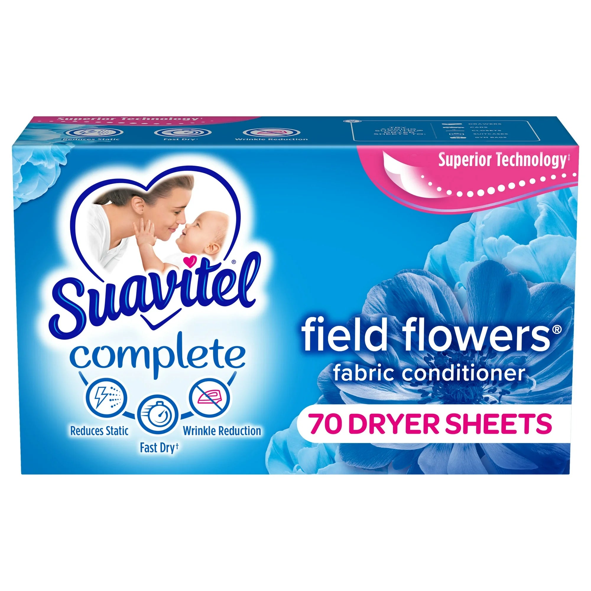 Suavitel Complete Fabric Softener Dryer Sheets