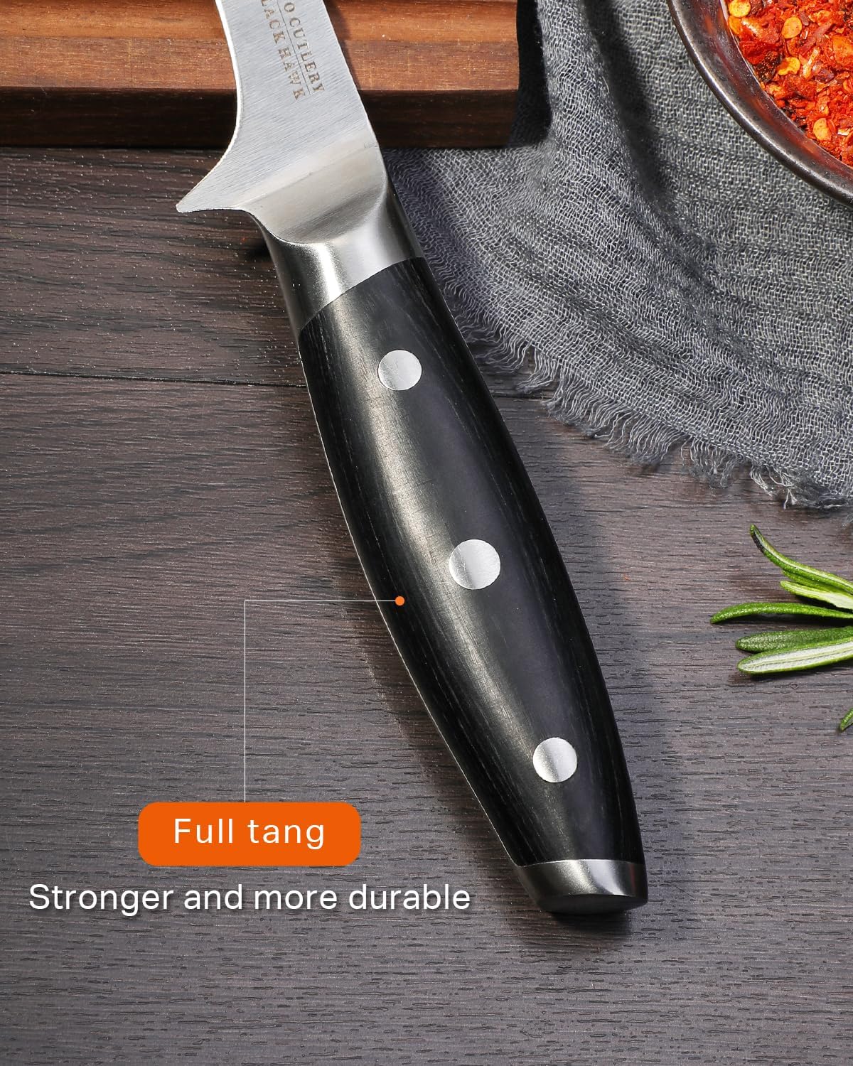 TUO Boning Knife - Razor Sharp Fillet Knife - High carbon german Stainless  Steel Kitchen cutlery - Pakkawood Handle - Luxurious