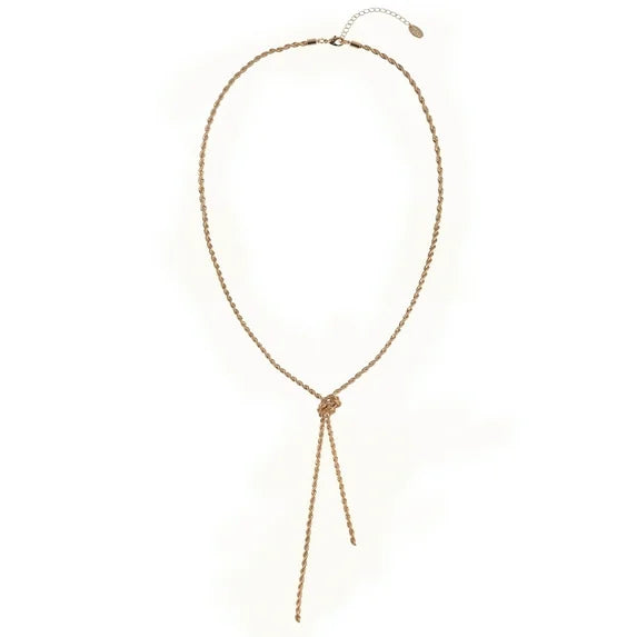 Time and Tru Women’s Gold-Tone Knotted Chain Necklace
