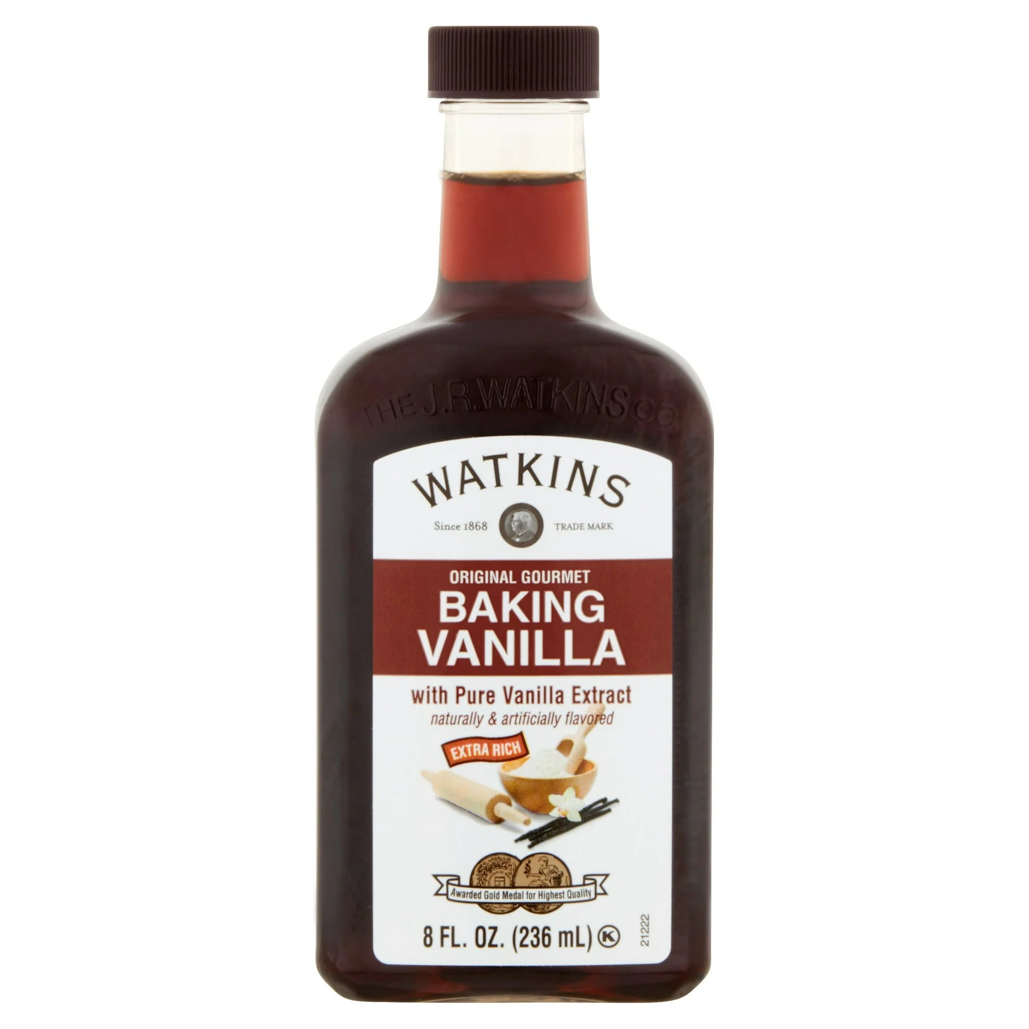 Watkins All Natural Original Gourmet Baking Vanilla, with Pure Vanilla Extract