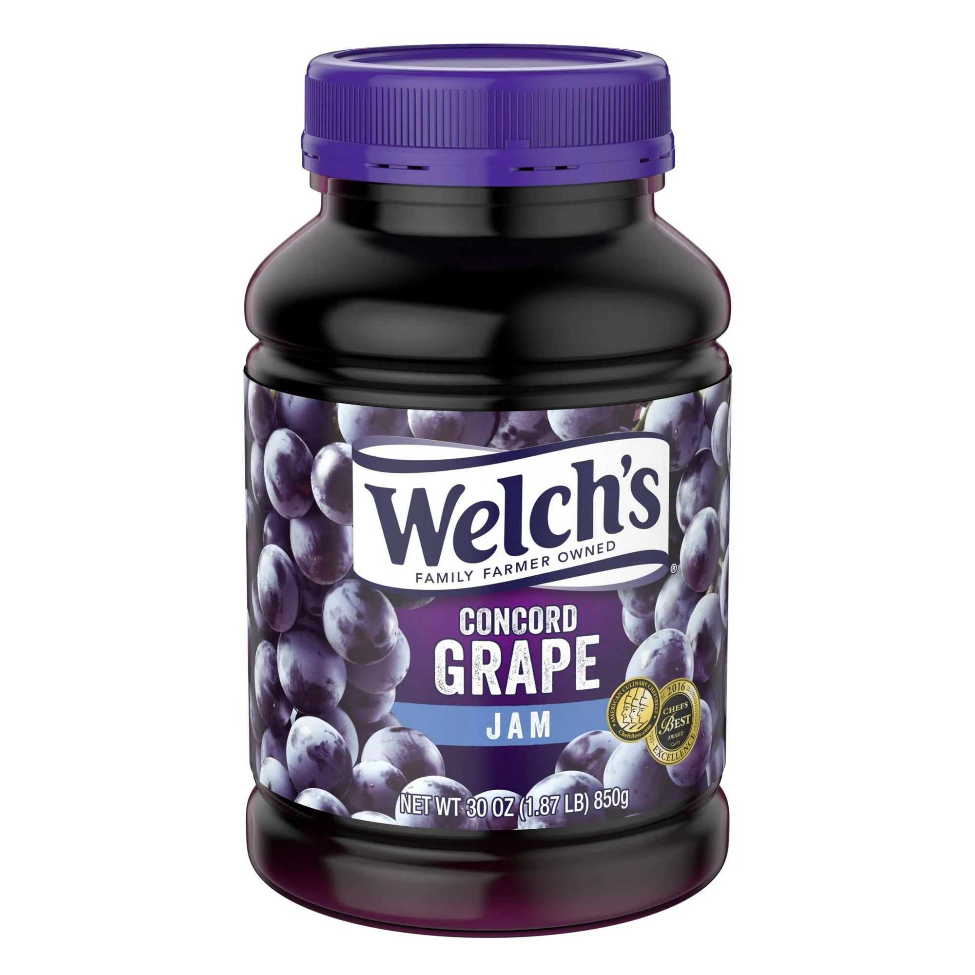 Welch's Concord Grape Jam, 30 oz Jar