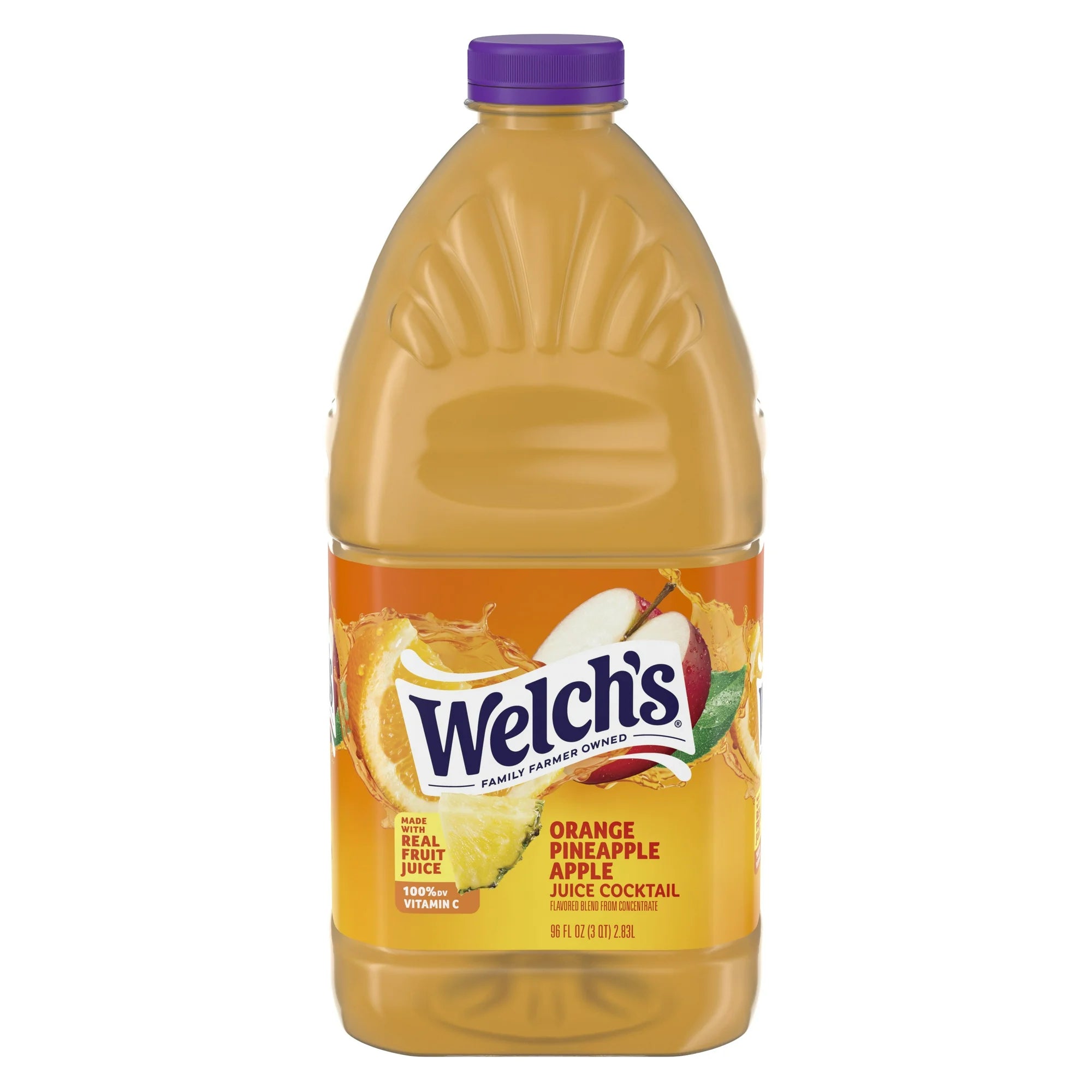 Welch's Orange Pineapple Apple Juice Cocktail, 96 fl oz Bottle