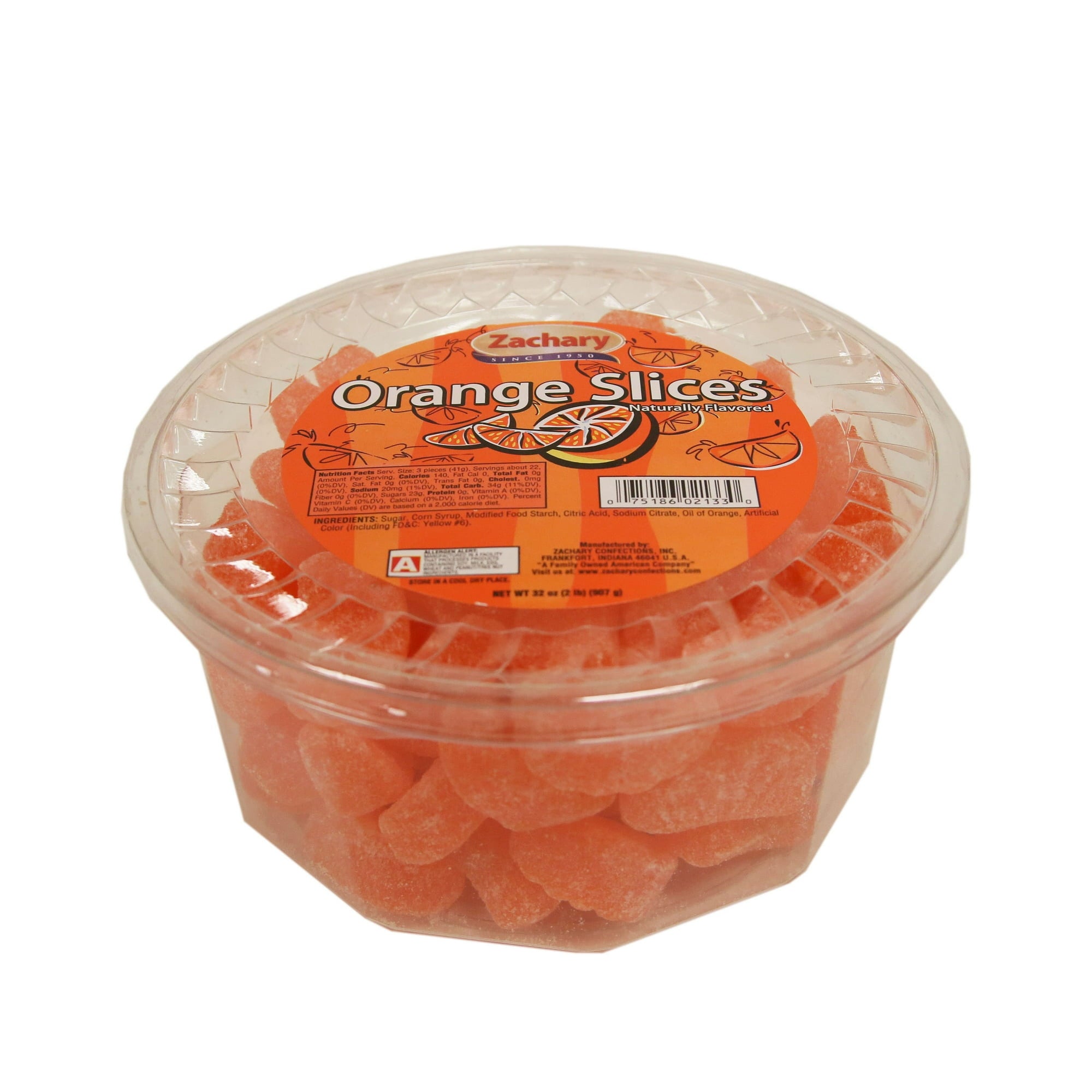 Zachary Orange Slices Jelly Candy, 32 oz