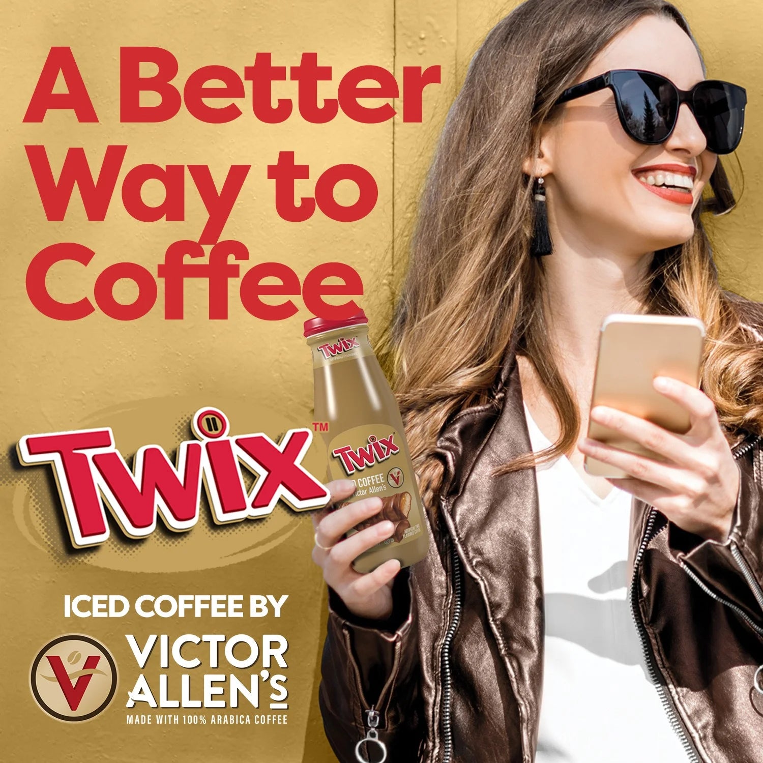 Victor Allen's Coffee Twix Iced Latte