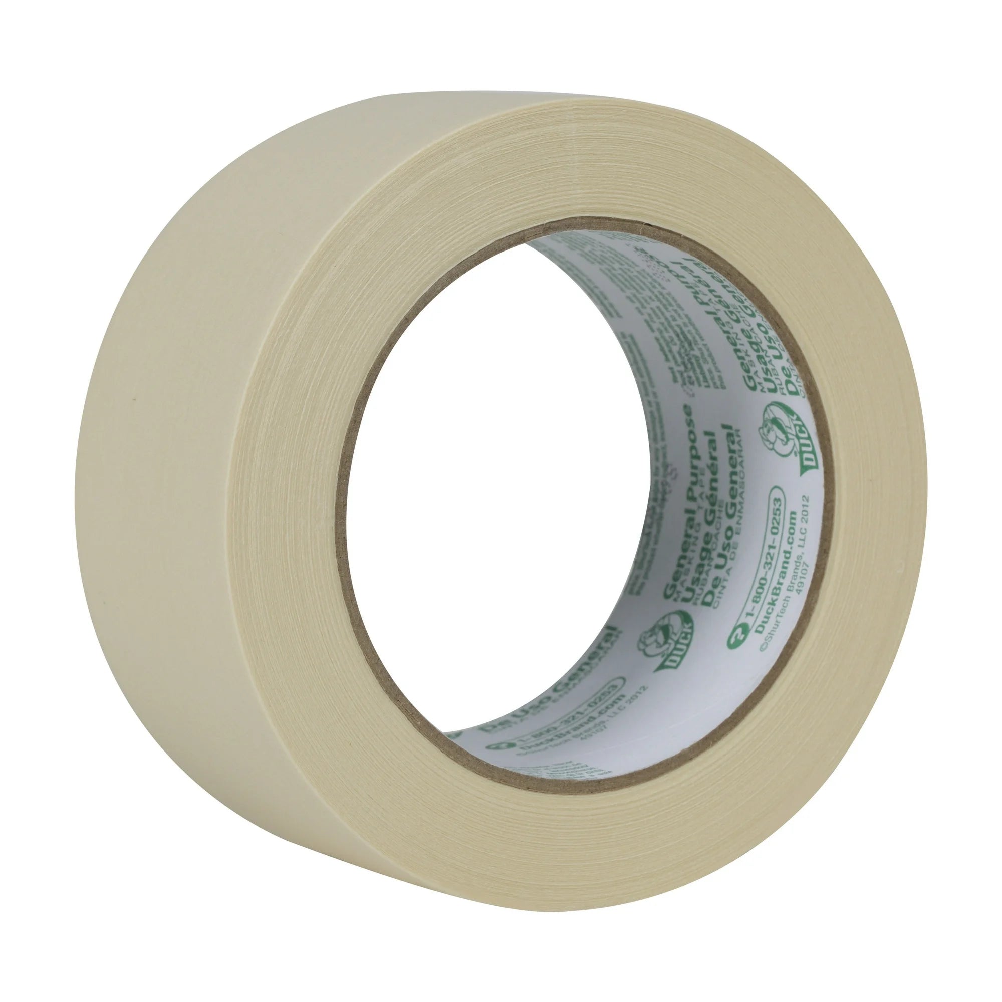 Duck Brand 1.88 in. x 55 yd. General Purpose Masking Tape, Beige