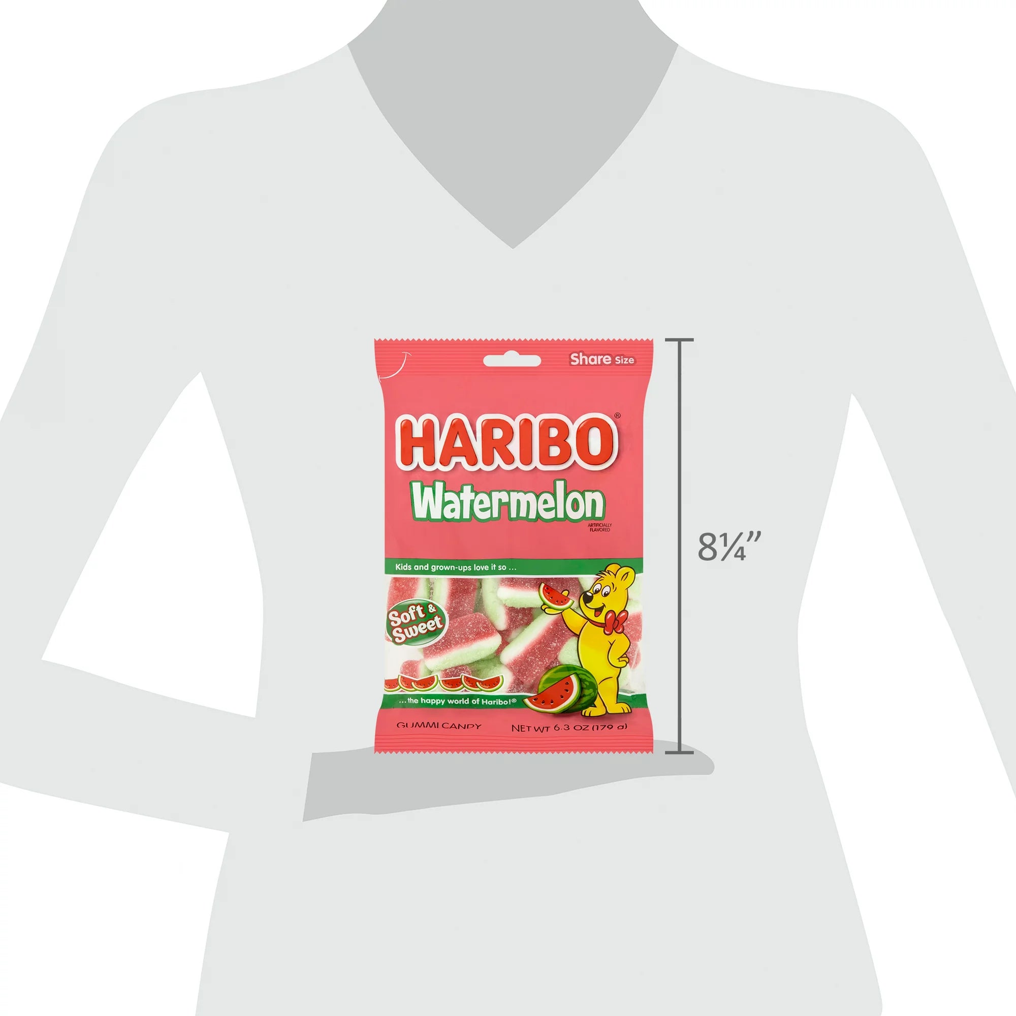 HARIBO Watermelon Gummy 6.3oz