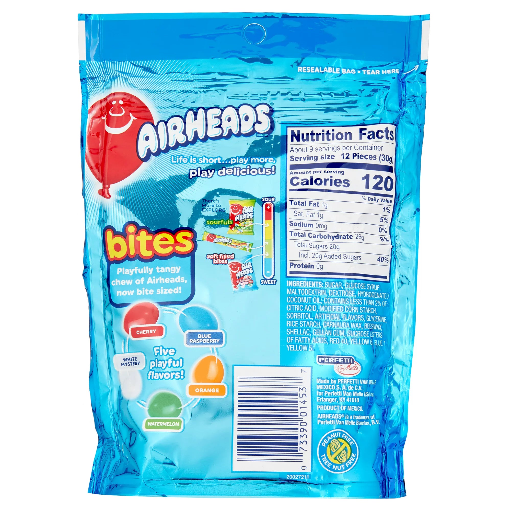 Airheads Bites Fruit Flavored Candy