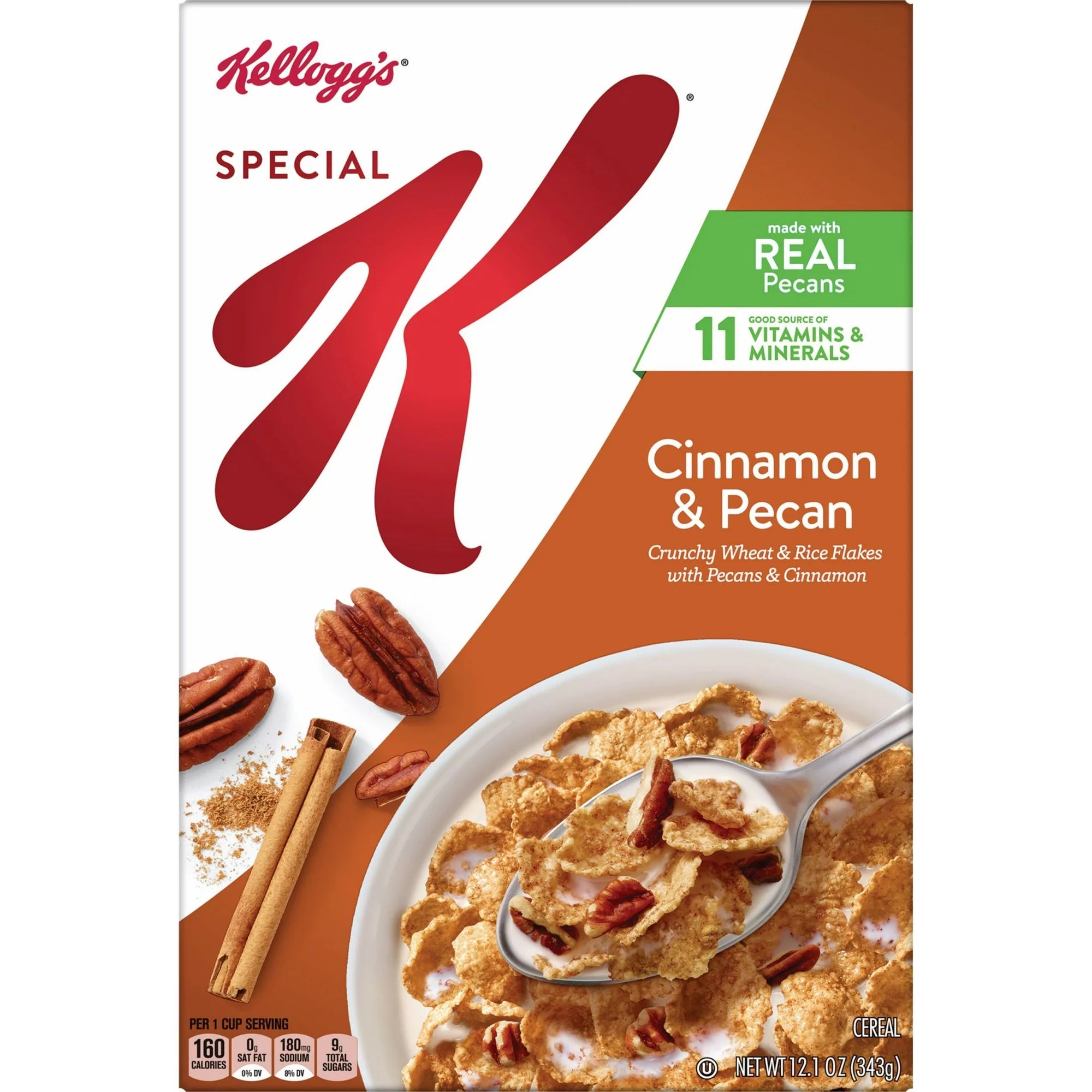 Kellogg's Special Cinnamon and Pecan Cereal