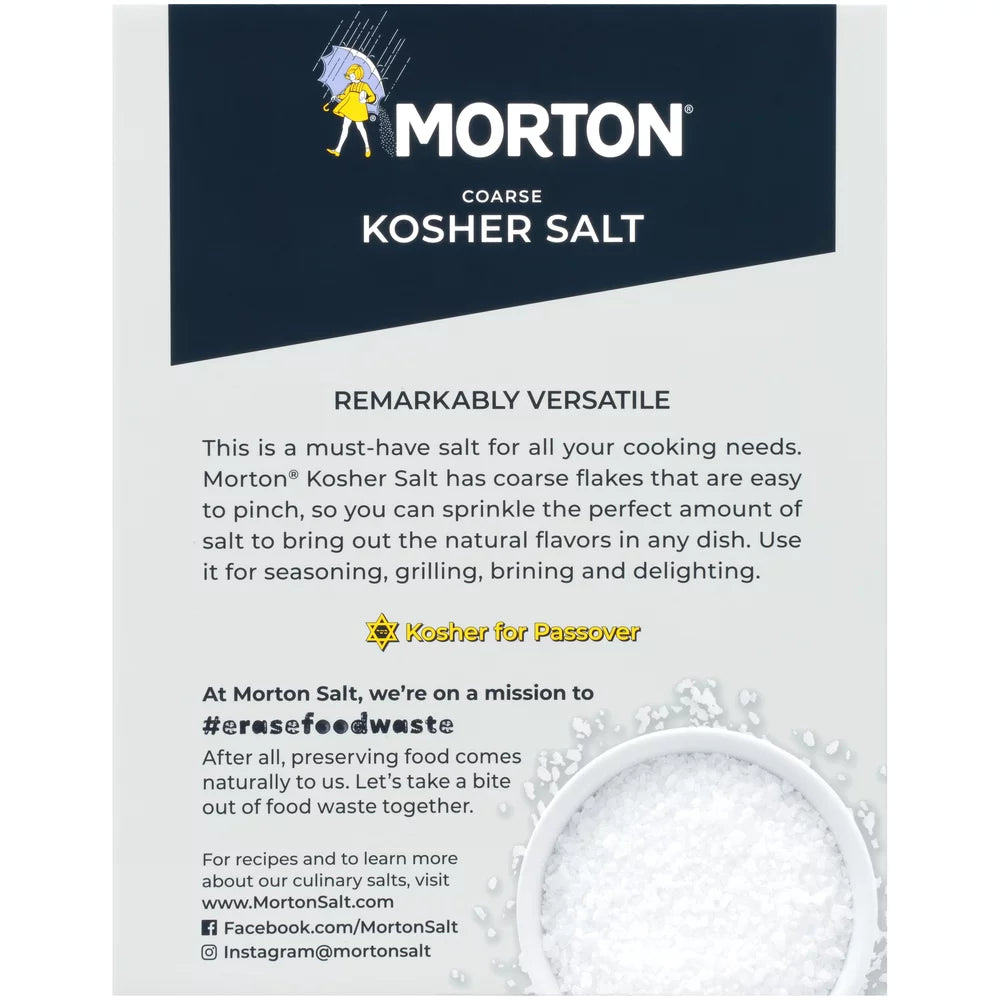 Morton Salt Coarse Kosher Salt - 48 oz