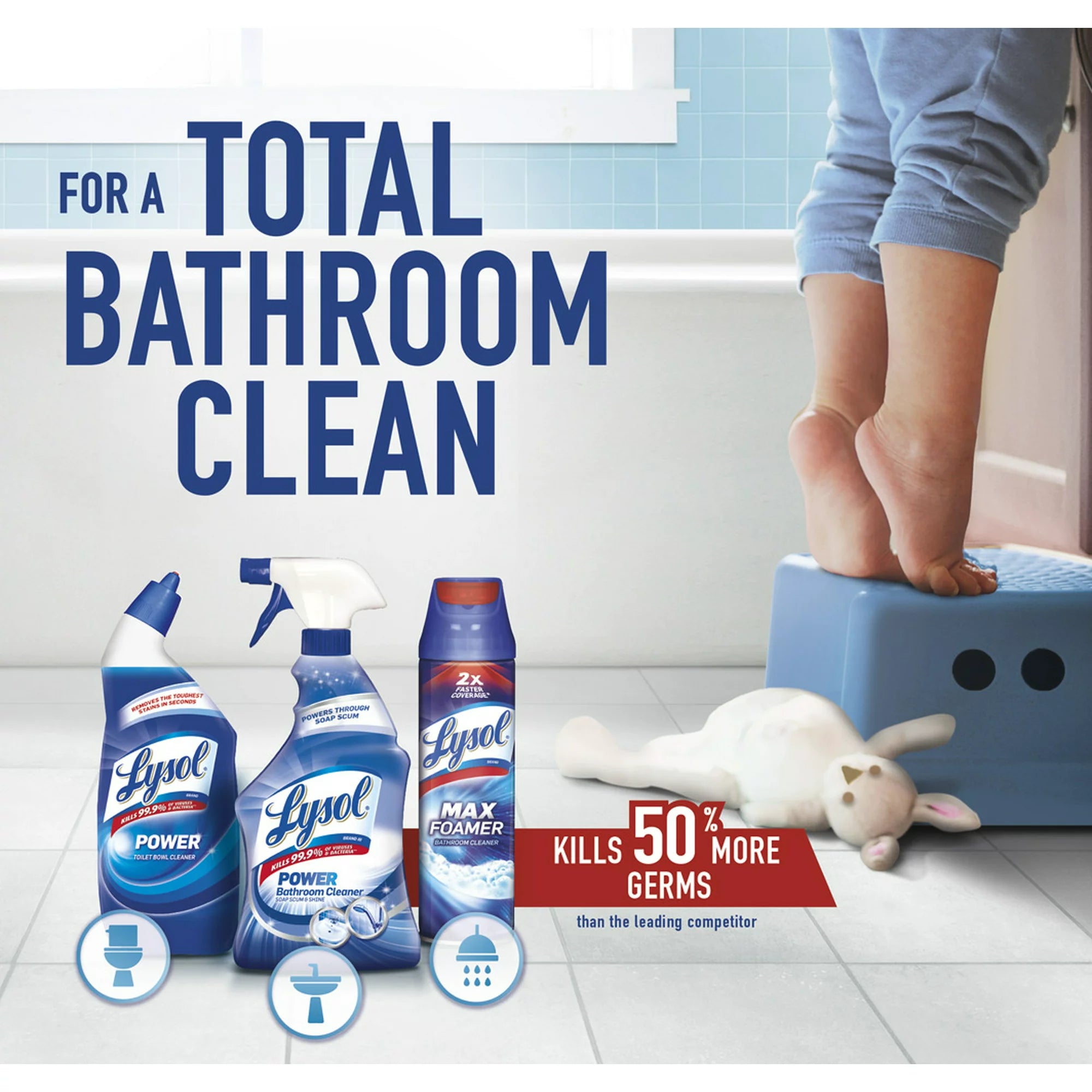 Lysol Toilet Bowl Cleaner Gel for Cleaning and Disinfecting