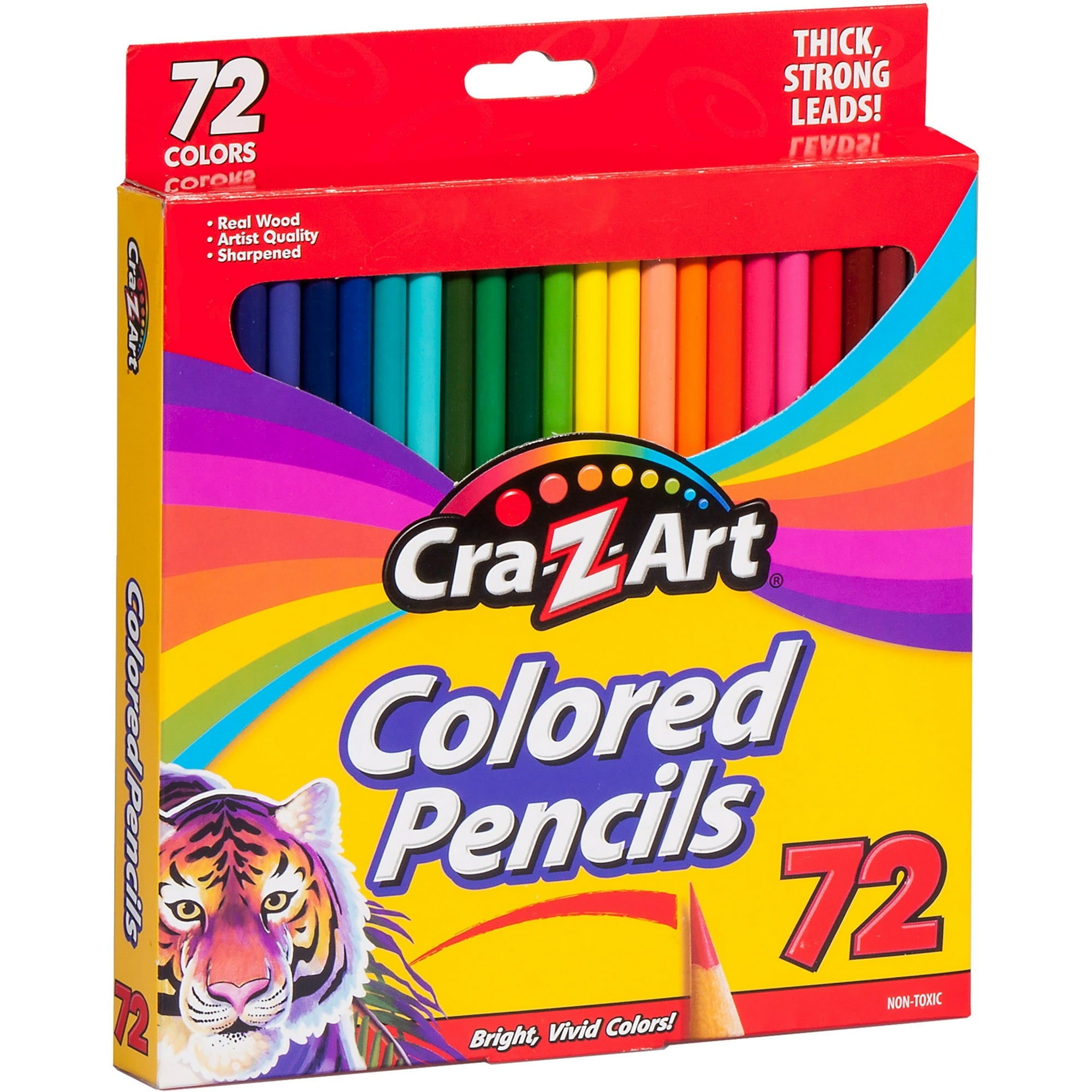 Cra-Z-Art Classic Colored Pencils, 72 Count, Multicolor