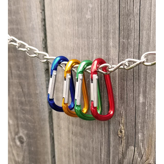 Multicolor Aluminum Mini Spring Links, 4 Pack, Peerless Chain Company