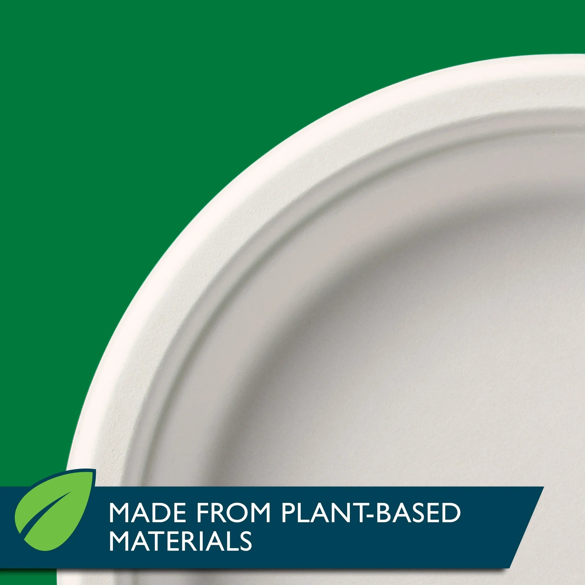 Hefty ECOSAVE Compostable Paper Plates