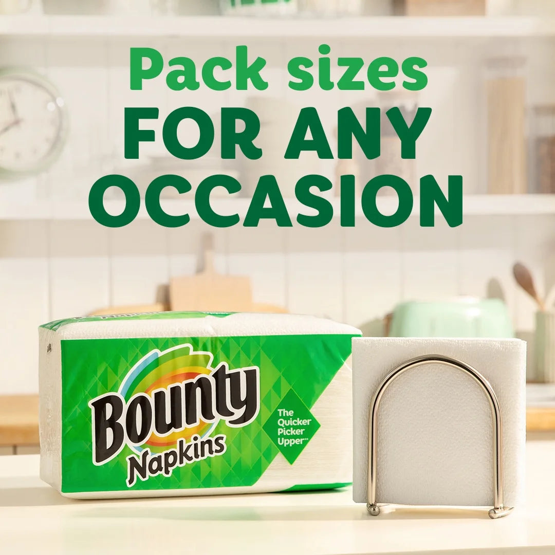 Bounty Paper Napkins, White