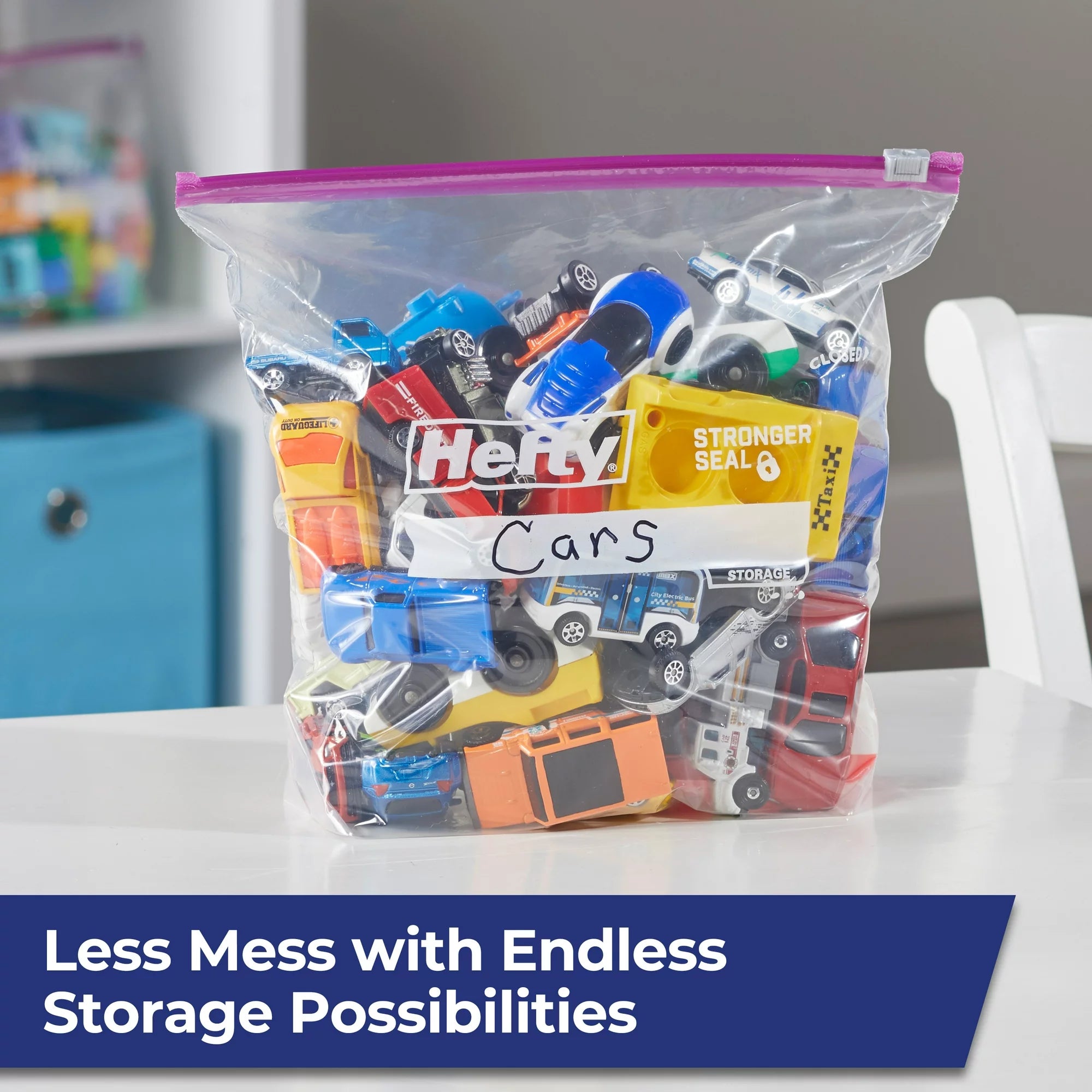 Hefty Slider Storage Bags, Gallon Size