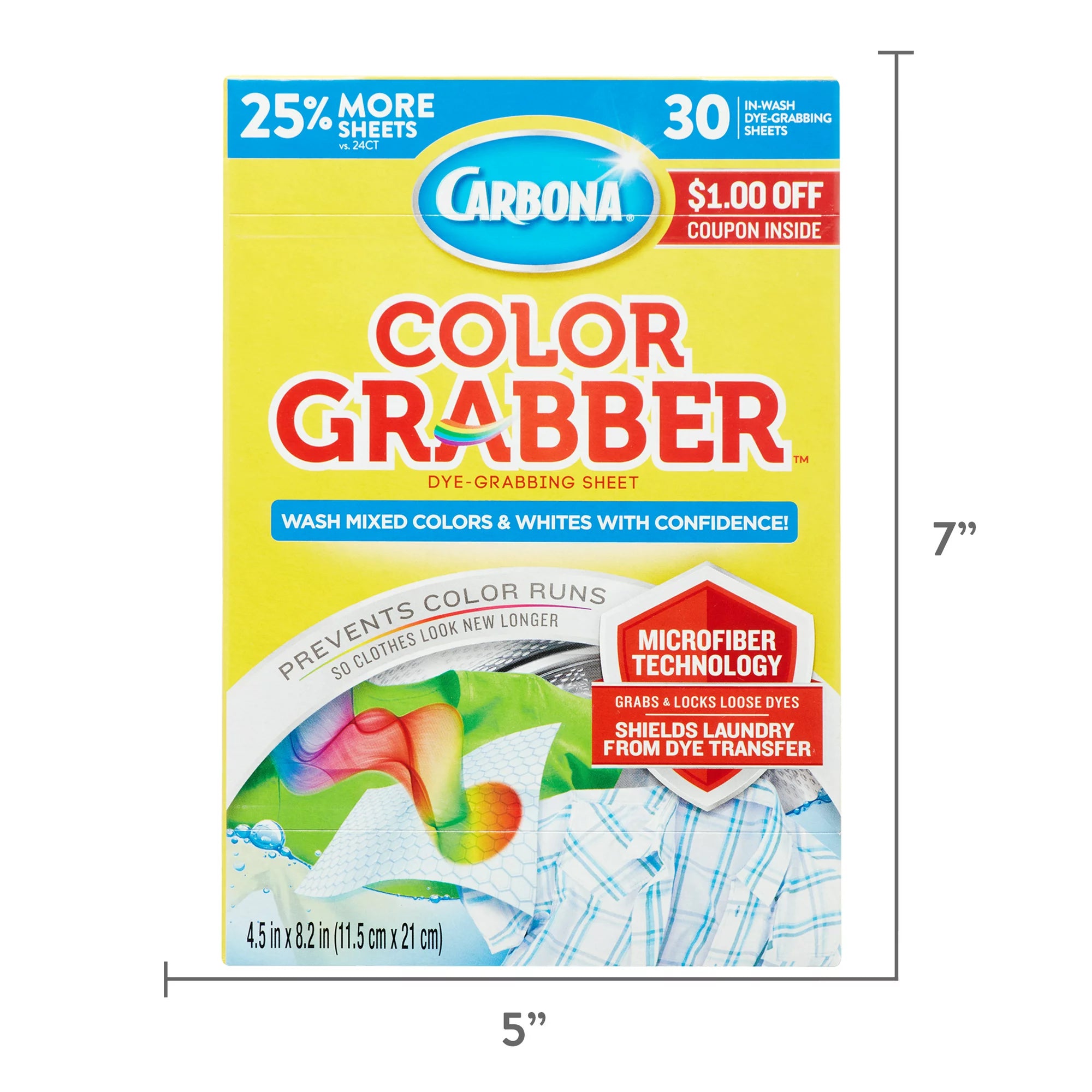 Carbona Color Grabber with Microfiber Sheets