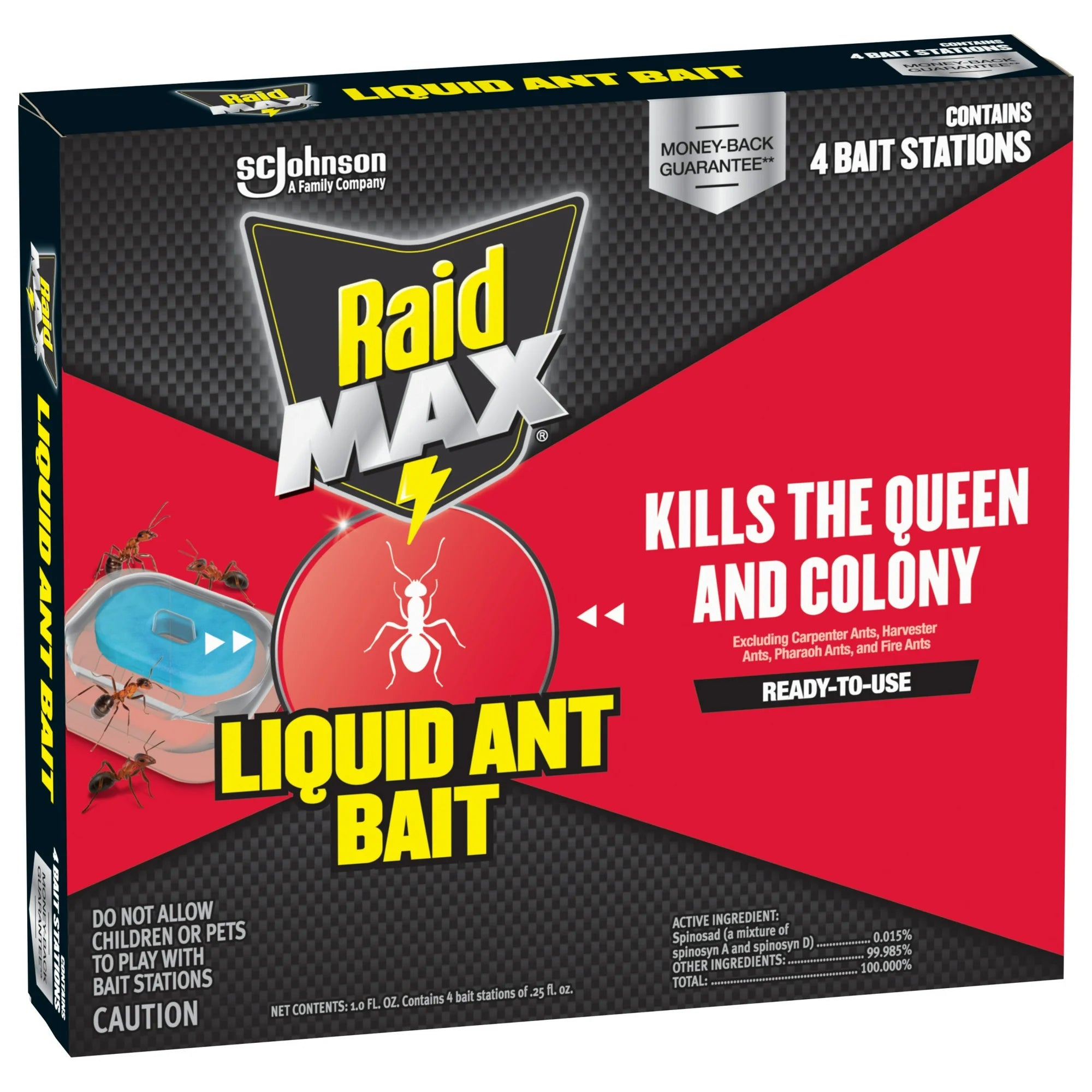 Raid Max Liquid Ant Killer Bait, 4 Count