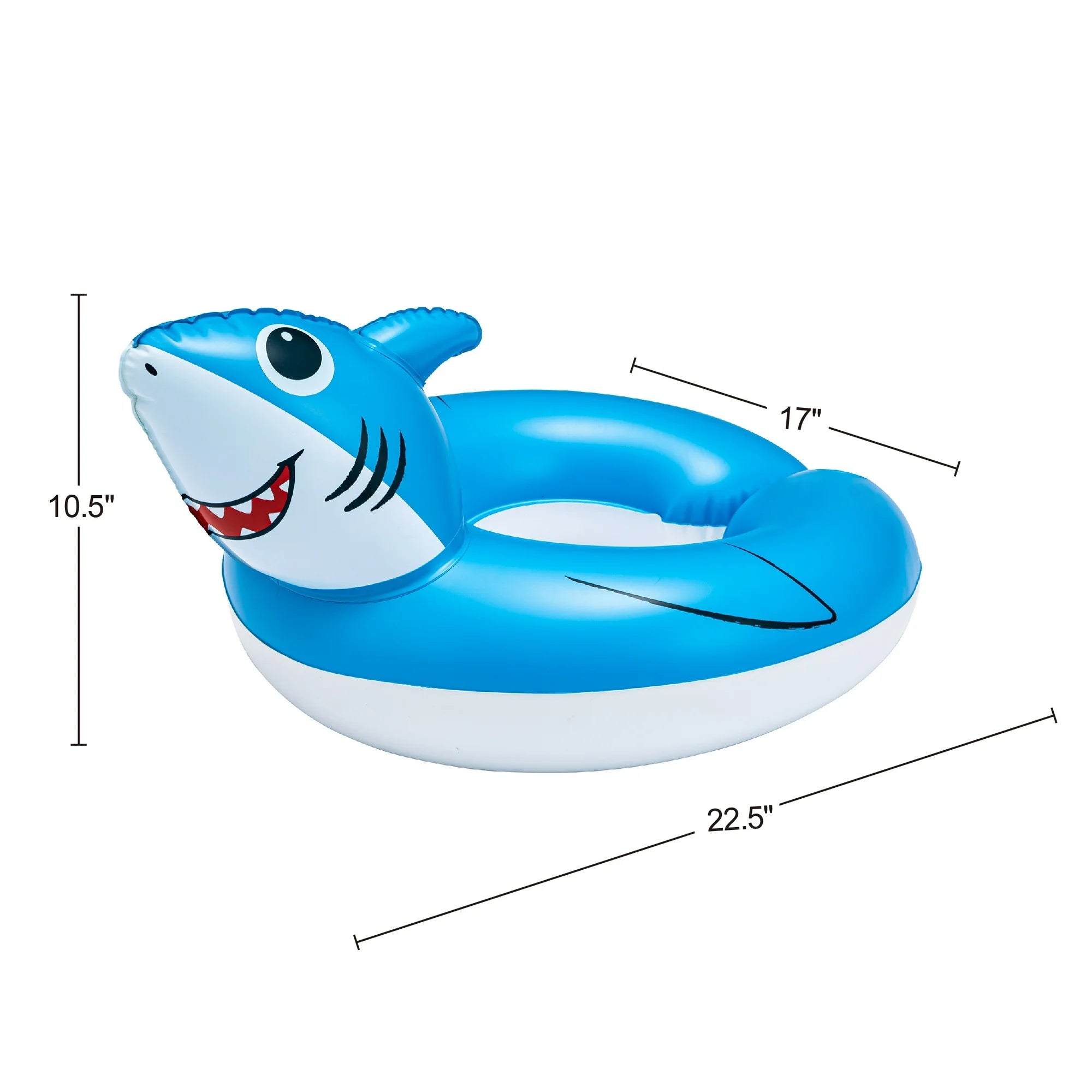 Bluescape Blue Shark Split Inflatablel Float 