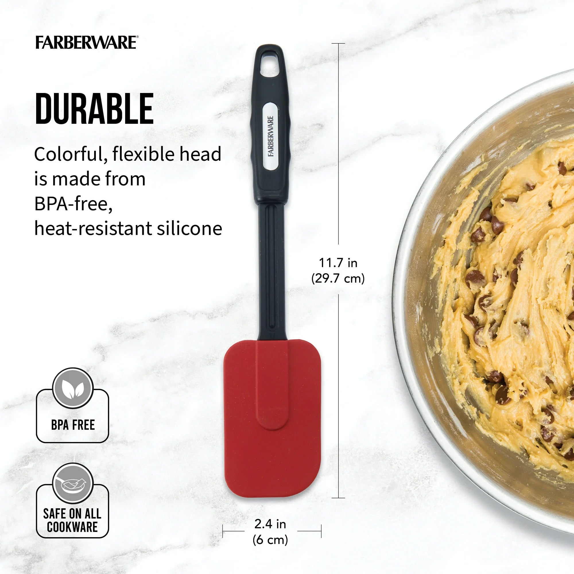 Farberware Kitchen Scraper Spatula - Thumbnail 4