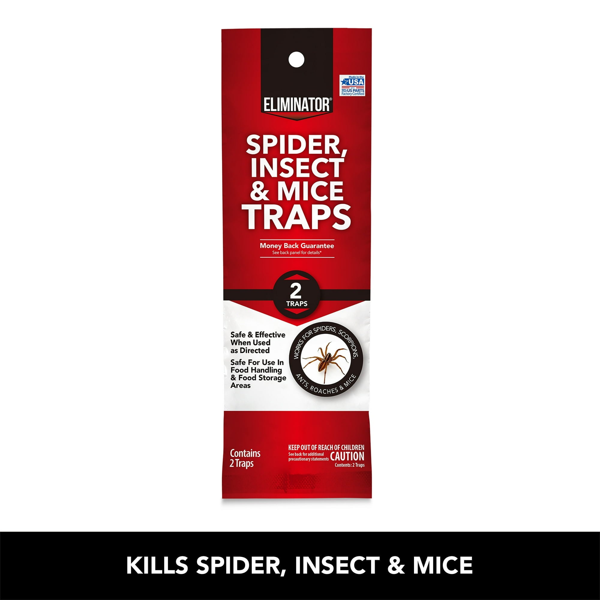 Eliminator Single Use Spider & Insect Traps, 2 Count