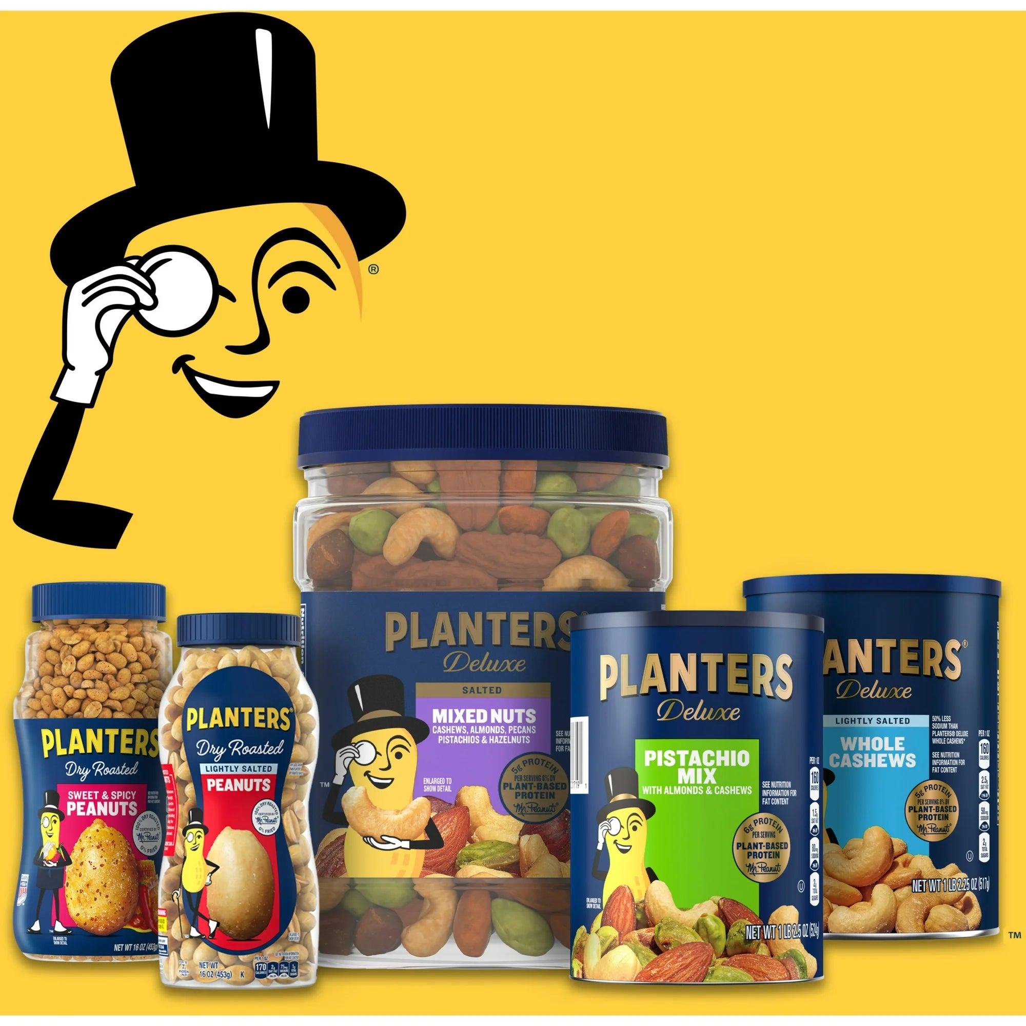 Planters Honey Roasted Peanuts, 34.5 oz Jar