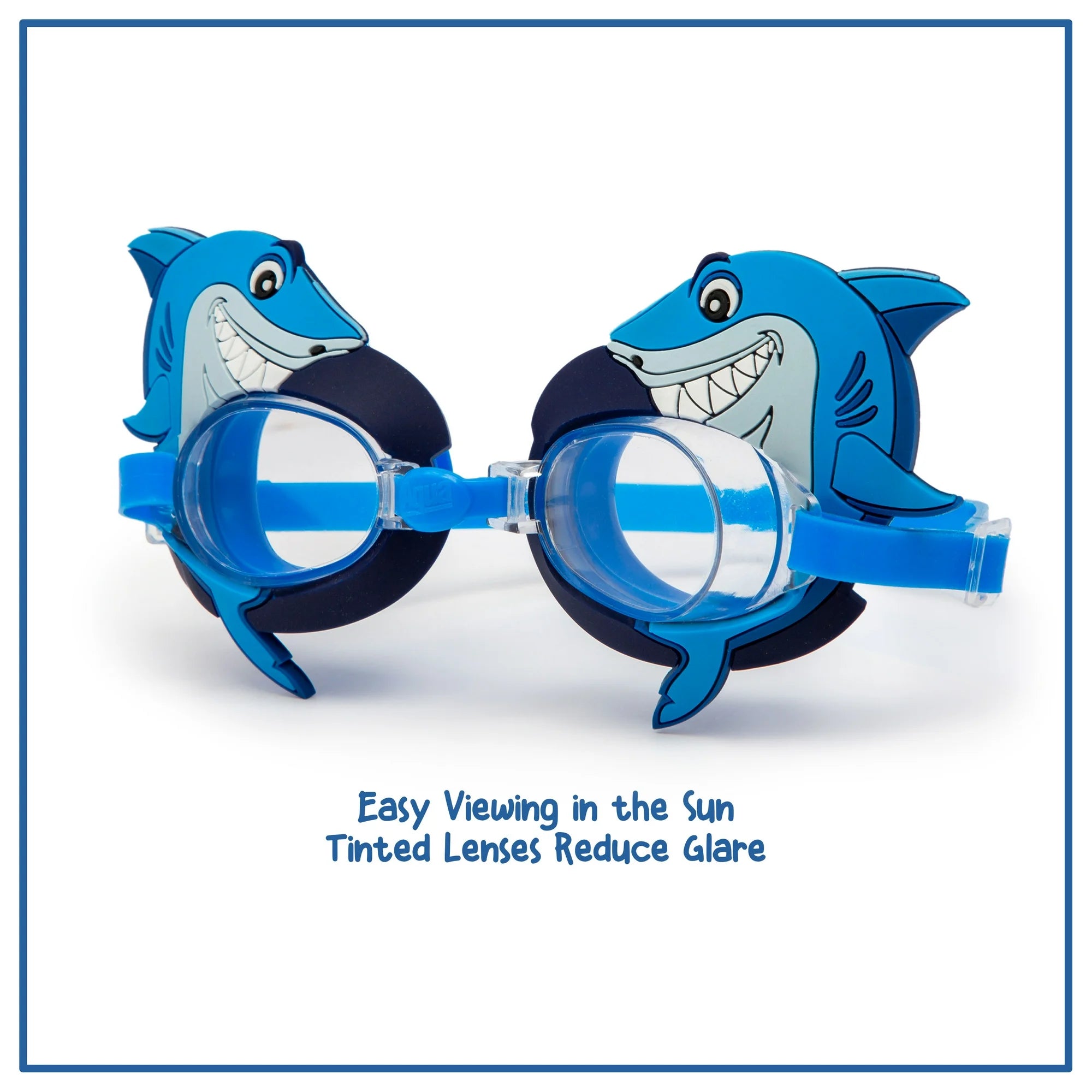 Eye Pop Kids Swim Goggles - Blue Shark