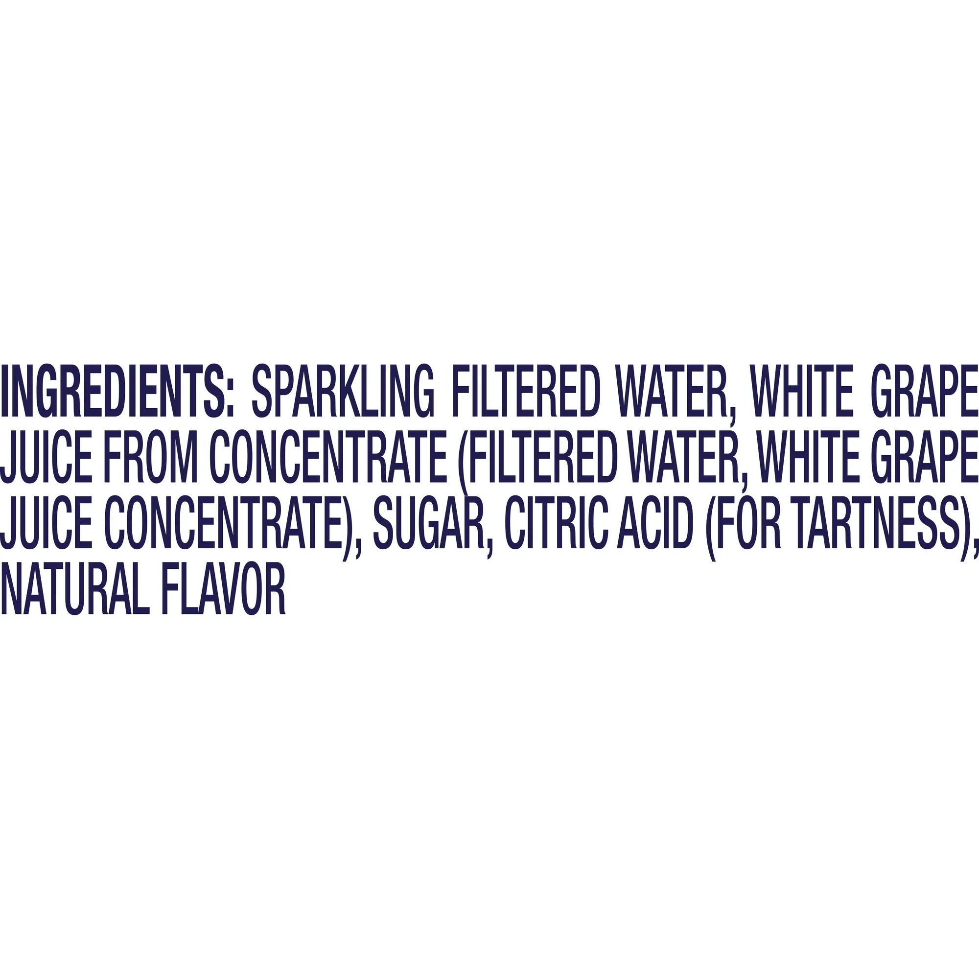 Welch's Non-Alcoholic Sparkling Juice Cocktail, White Grape, 25.4 fl oz Glass Bottle