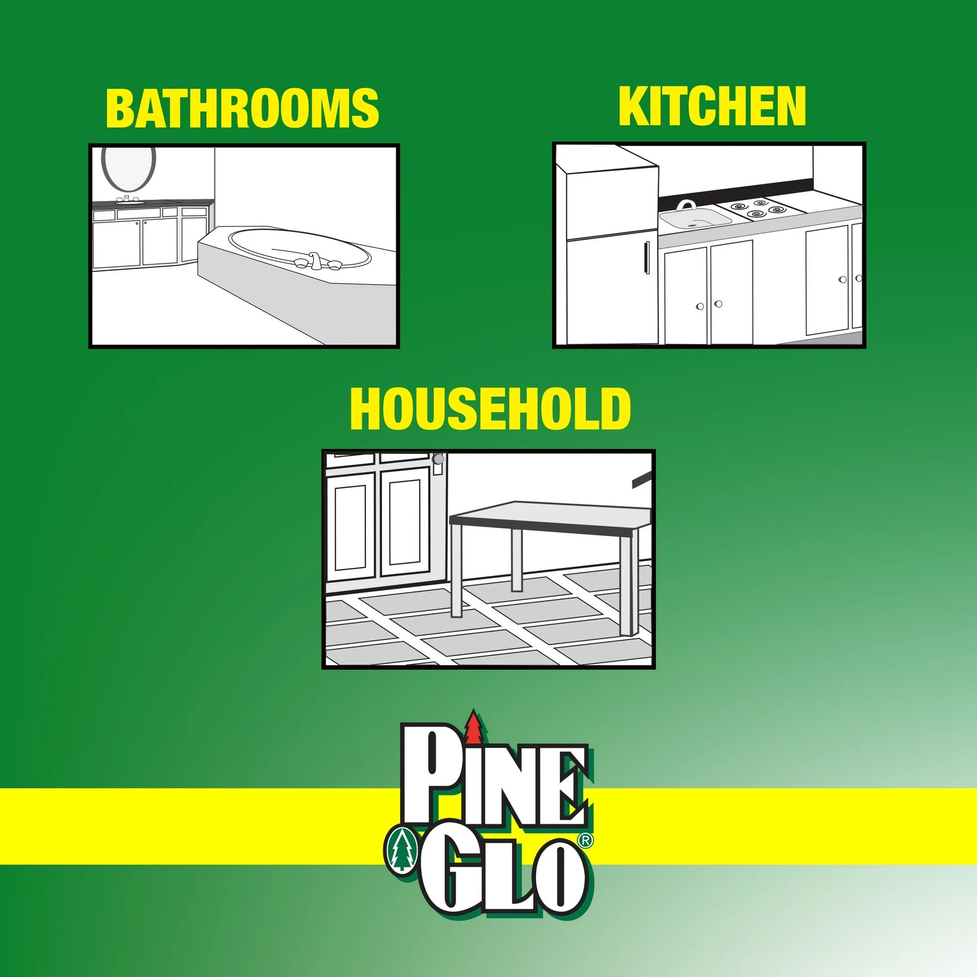 Pine Glo Antibacterial Cleaner-40 oz