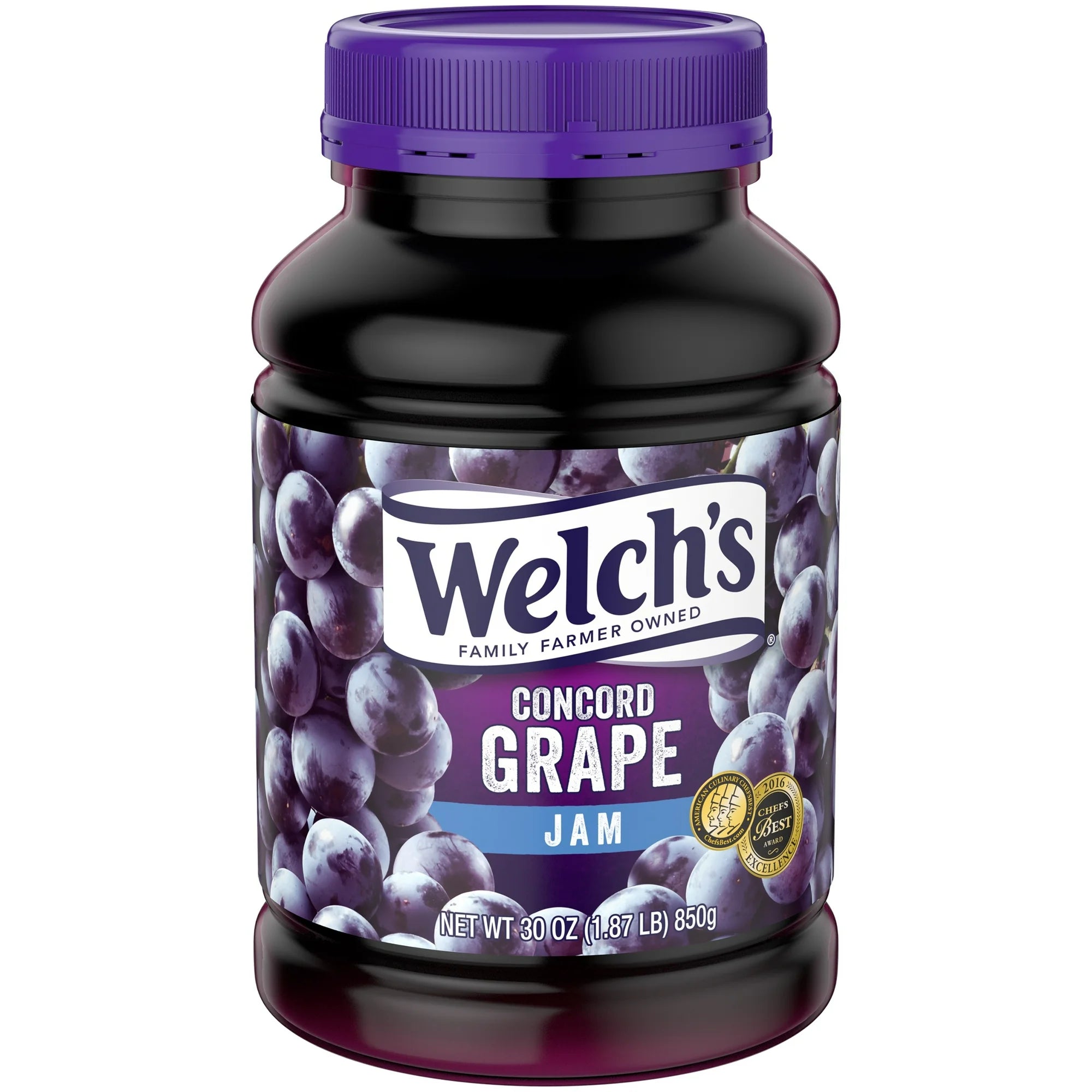 Welch's Concord Grape Jam, 30 oz Jar