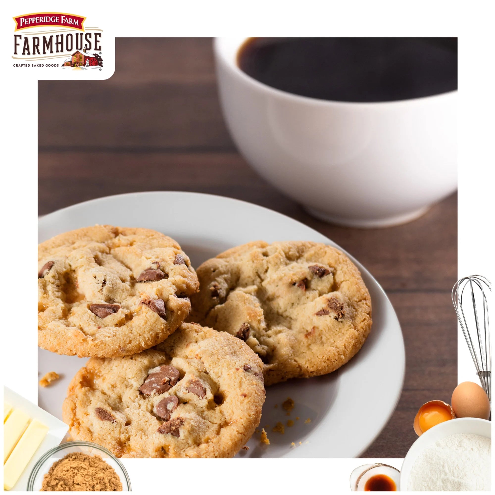 Pepperidge Farm Toffee Milk Chocolate Cookies