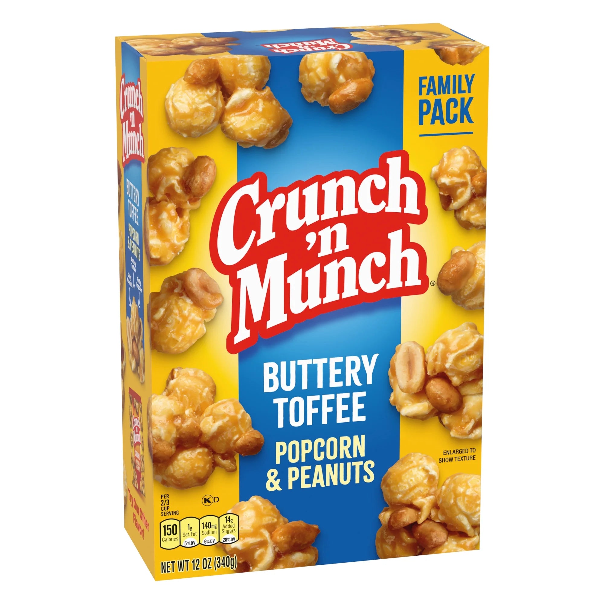 CRUNCH 'N MUNCH Buttery Toffee Popcorn with Peanuts