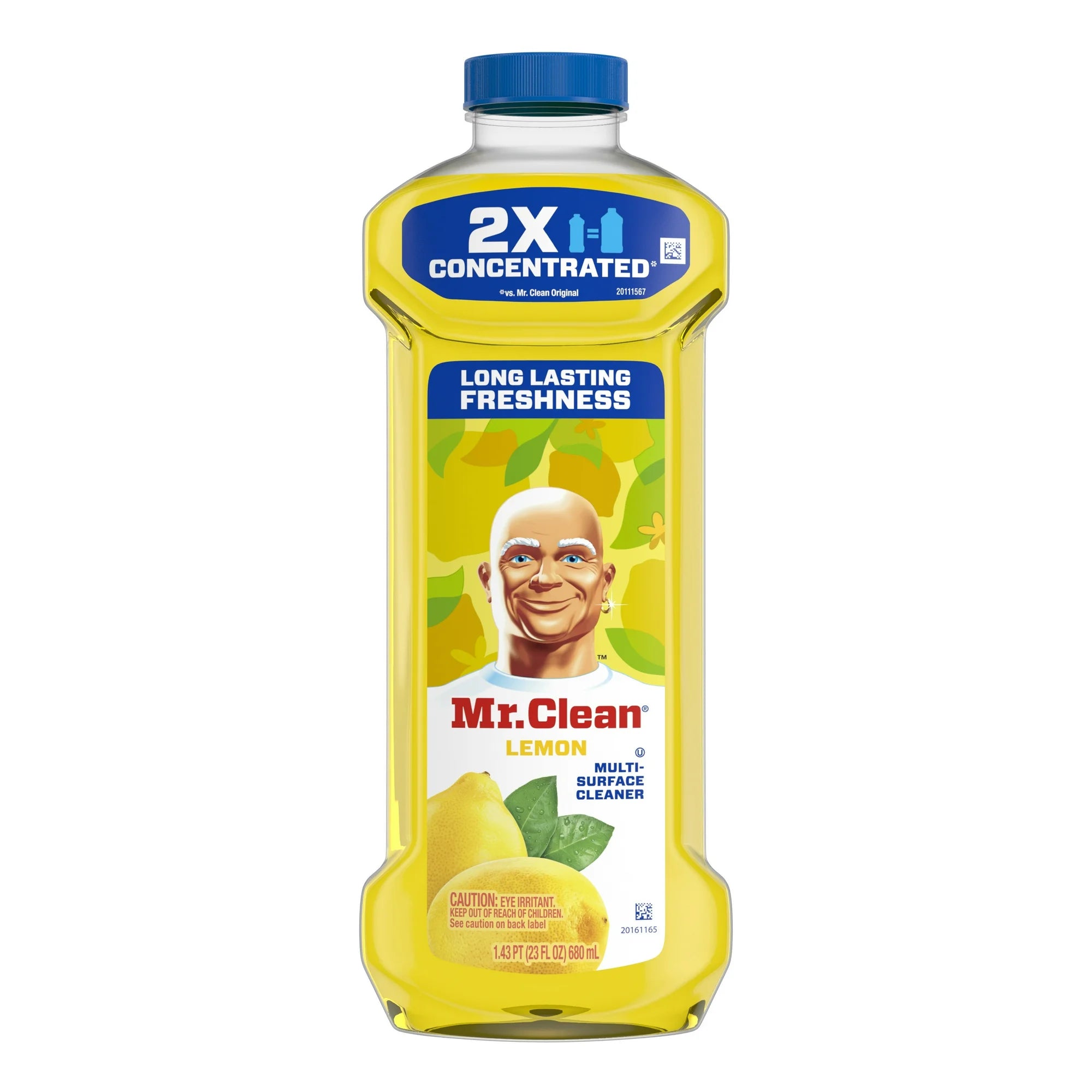 Mr. Clean 2X Concentrated Multi Surface Cleaner with Lemon Scent,  23 fl oz