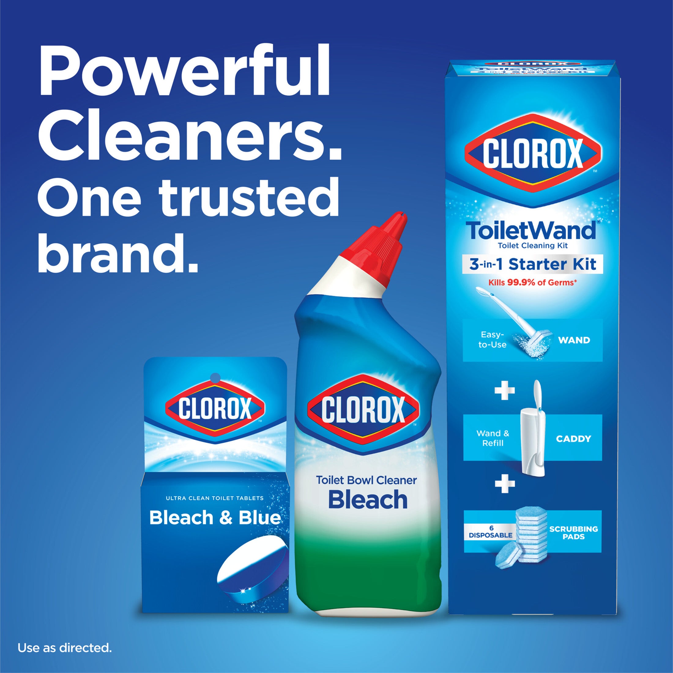 Clorox ToiletWand Disinfecting Refills, Disposable Wand Heads, 20 Count