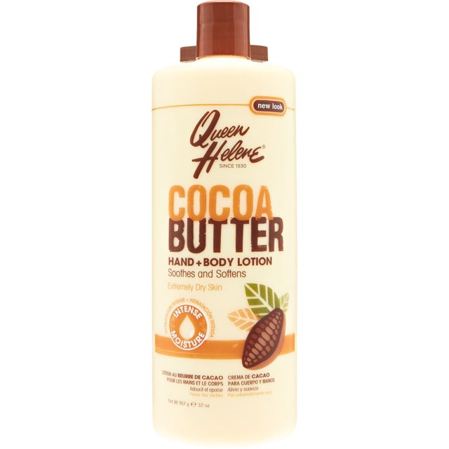 Queen Helene Cocoa Butter Hand & Body Lotion for Dry Skin, 32 oz