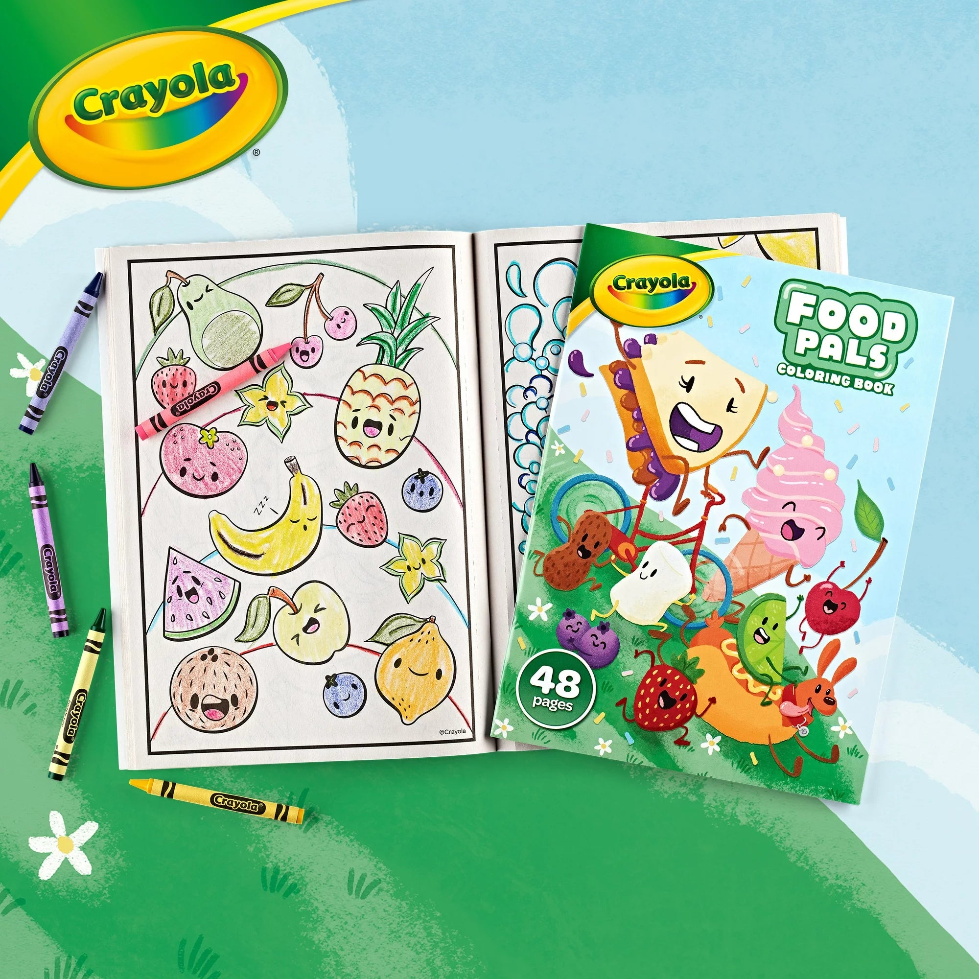 Crayola Food Pals Coloring Book