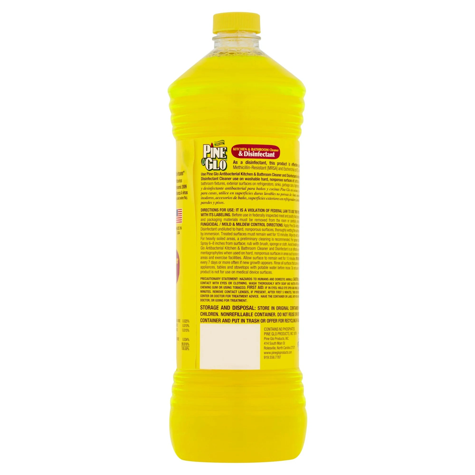 Pine Glo Lemon Cleaner - 40 oz